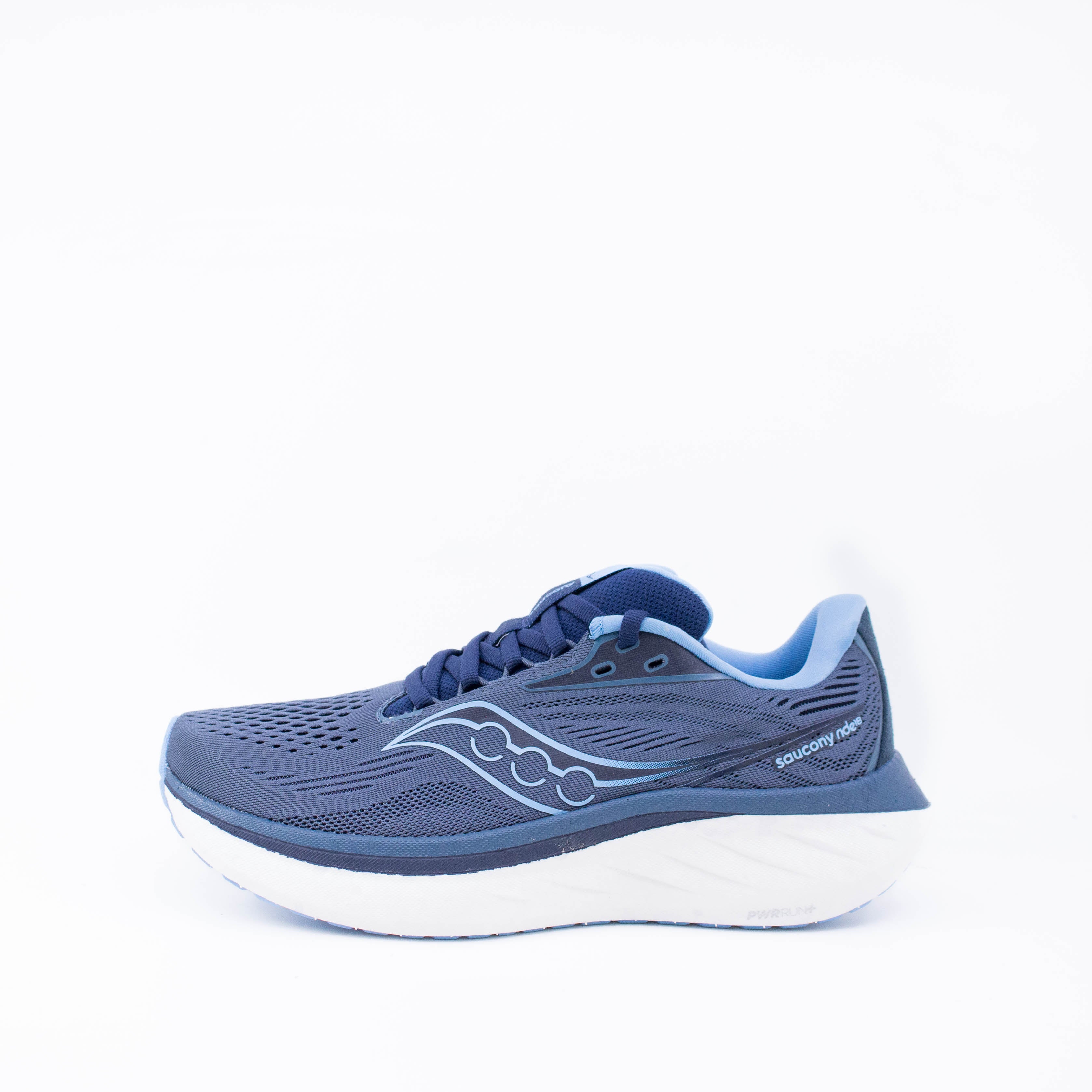 Saucony Ride 18 (B Standard) Womens Dusk/Navy - Frontrunner Colombo