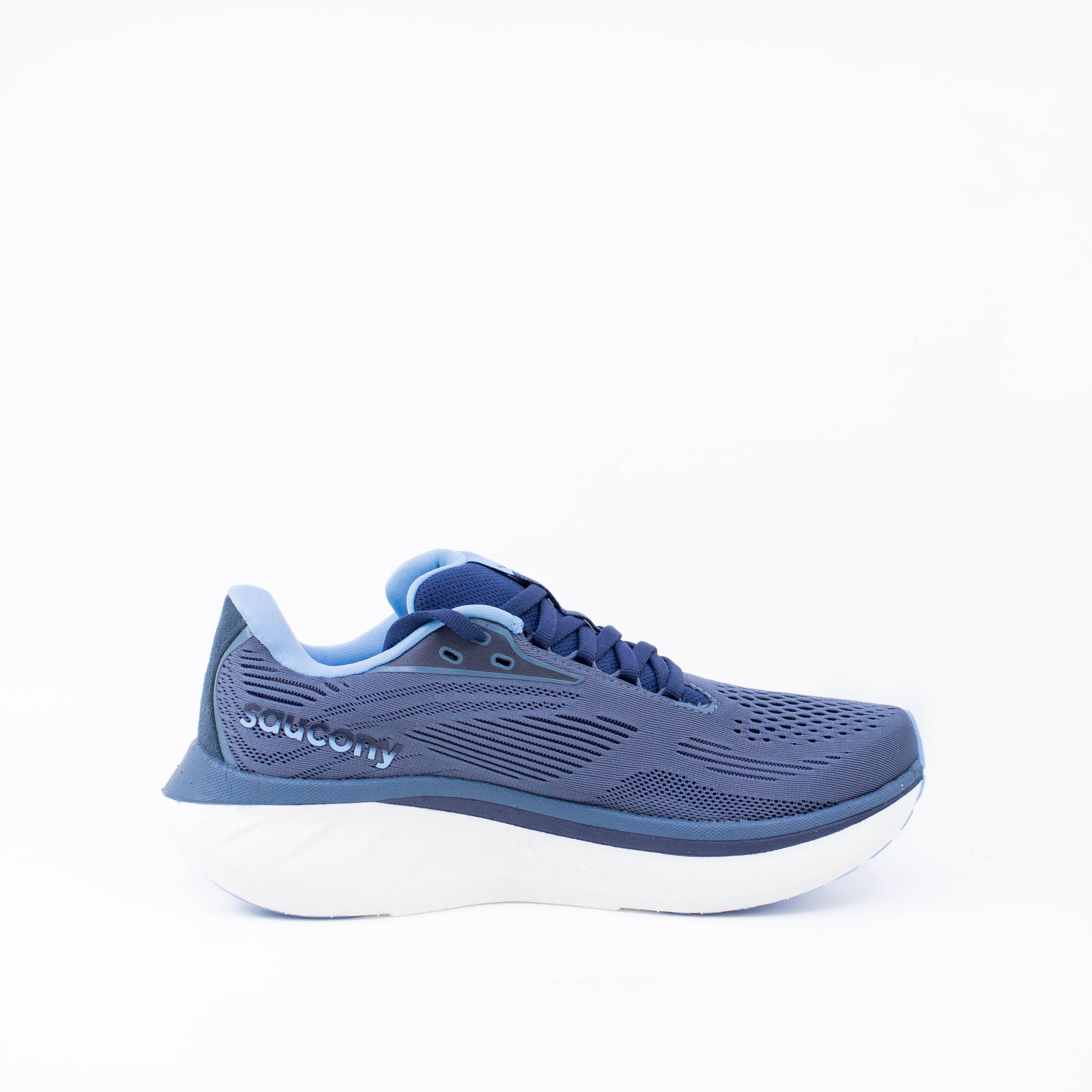 Saucony Ride 18 (B Standard) Womens Dusk/Navy - Frontrunner Colombo