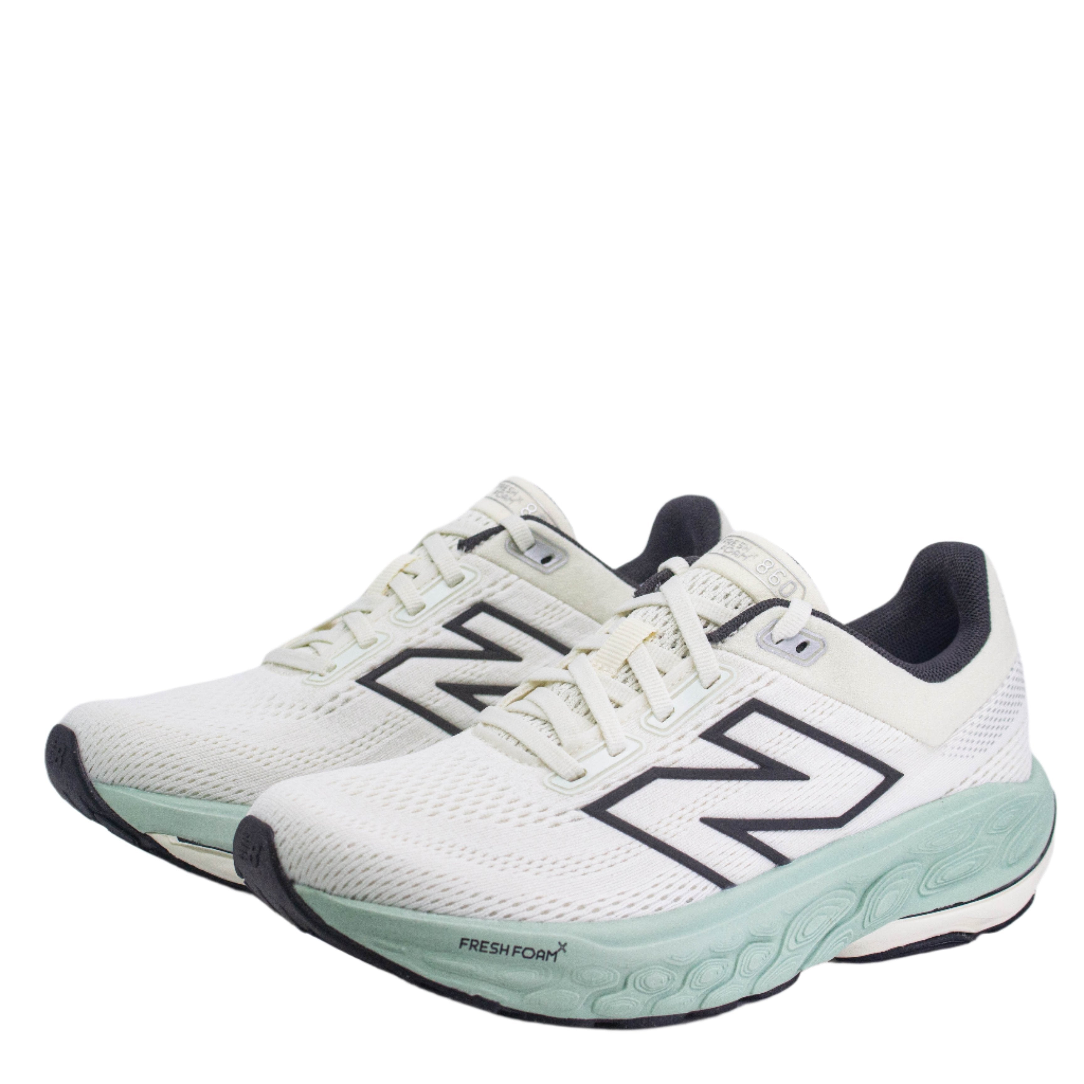 New Balance 860v14 (B Standard) Womens Cream/Teal - Frontrunner Colombo