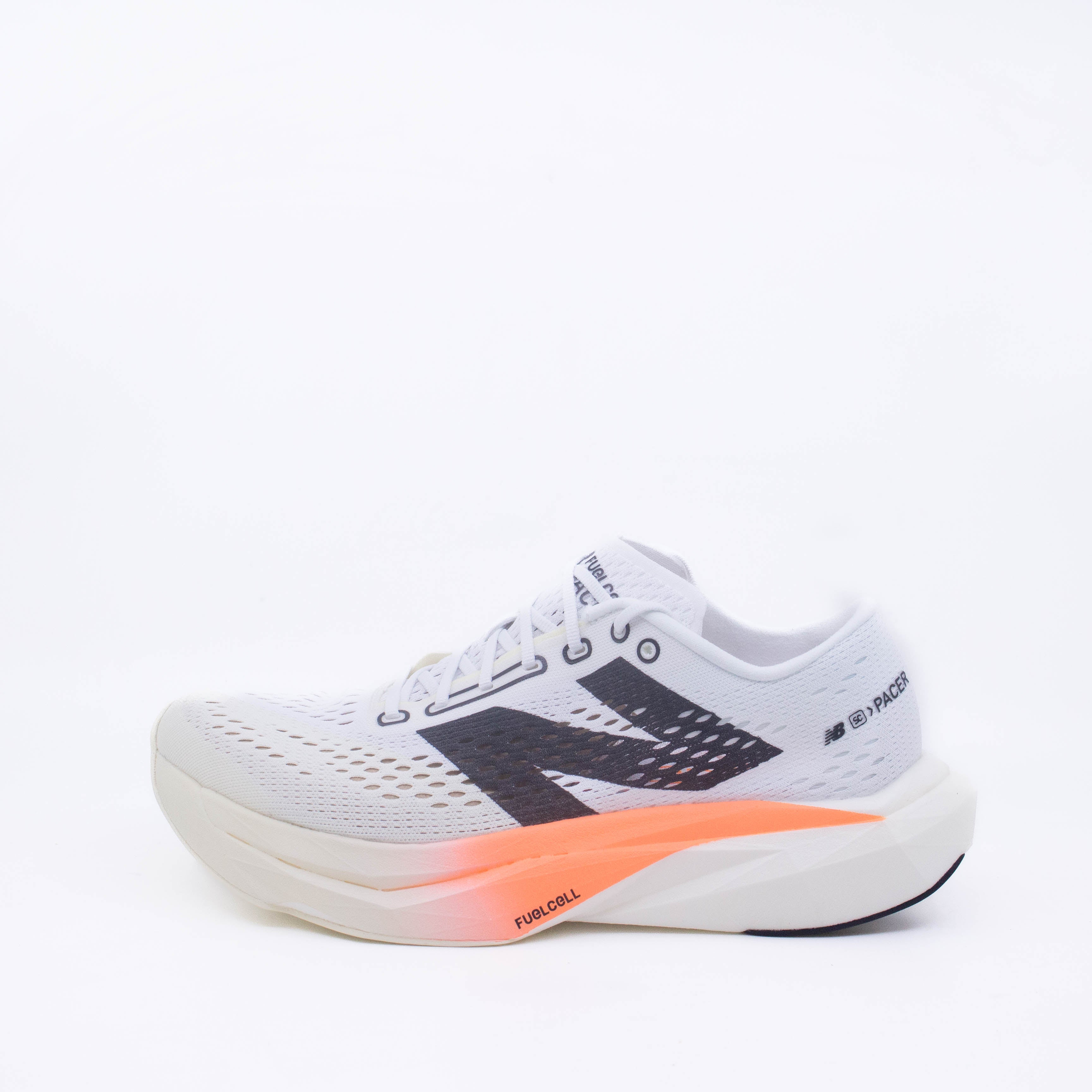 New Balance FuelCell SuperComp Pacer v2 (B Standard) Womens Hot Mango and White - Frontrunner Colombo