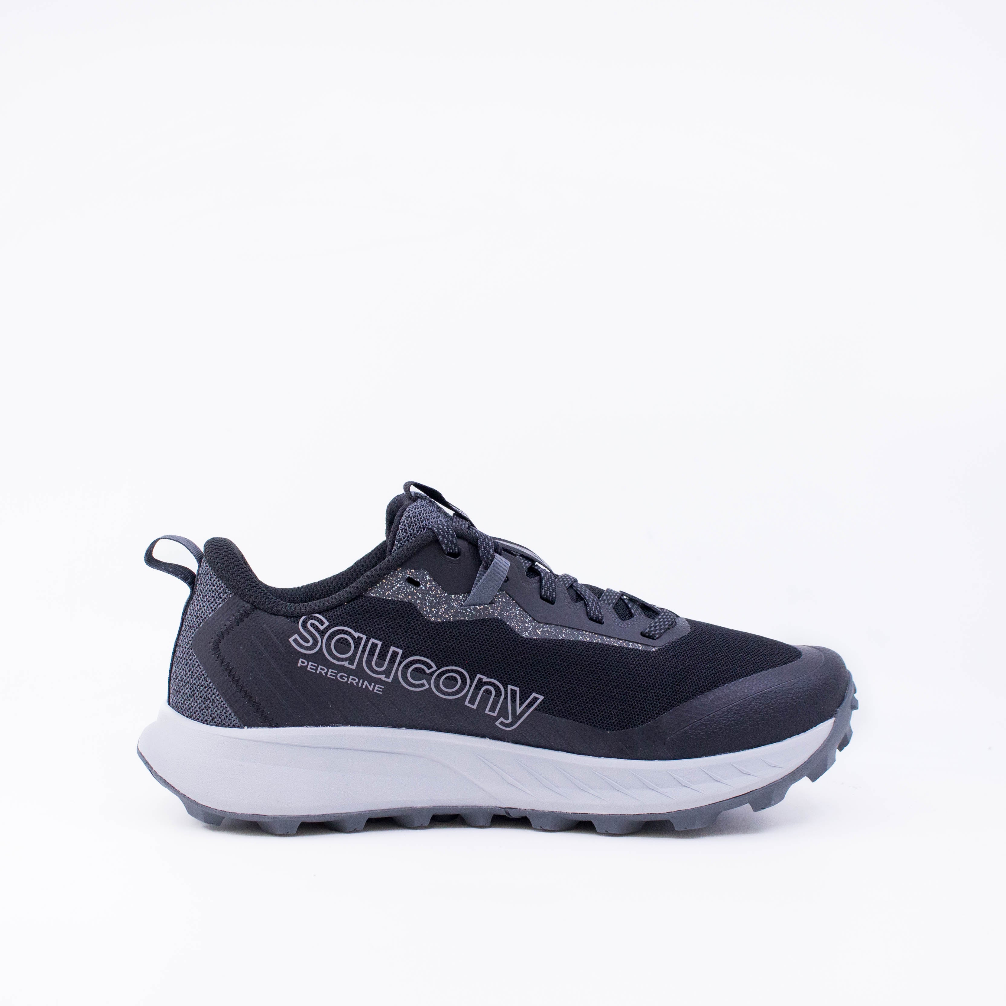 Saucony Peregrine 15 (2E Wide) Mens Black/Shadow - Frontrunner Colombo