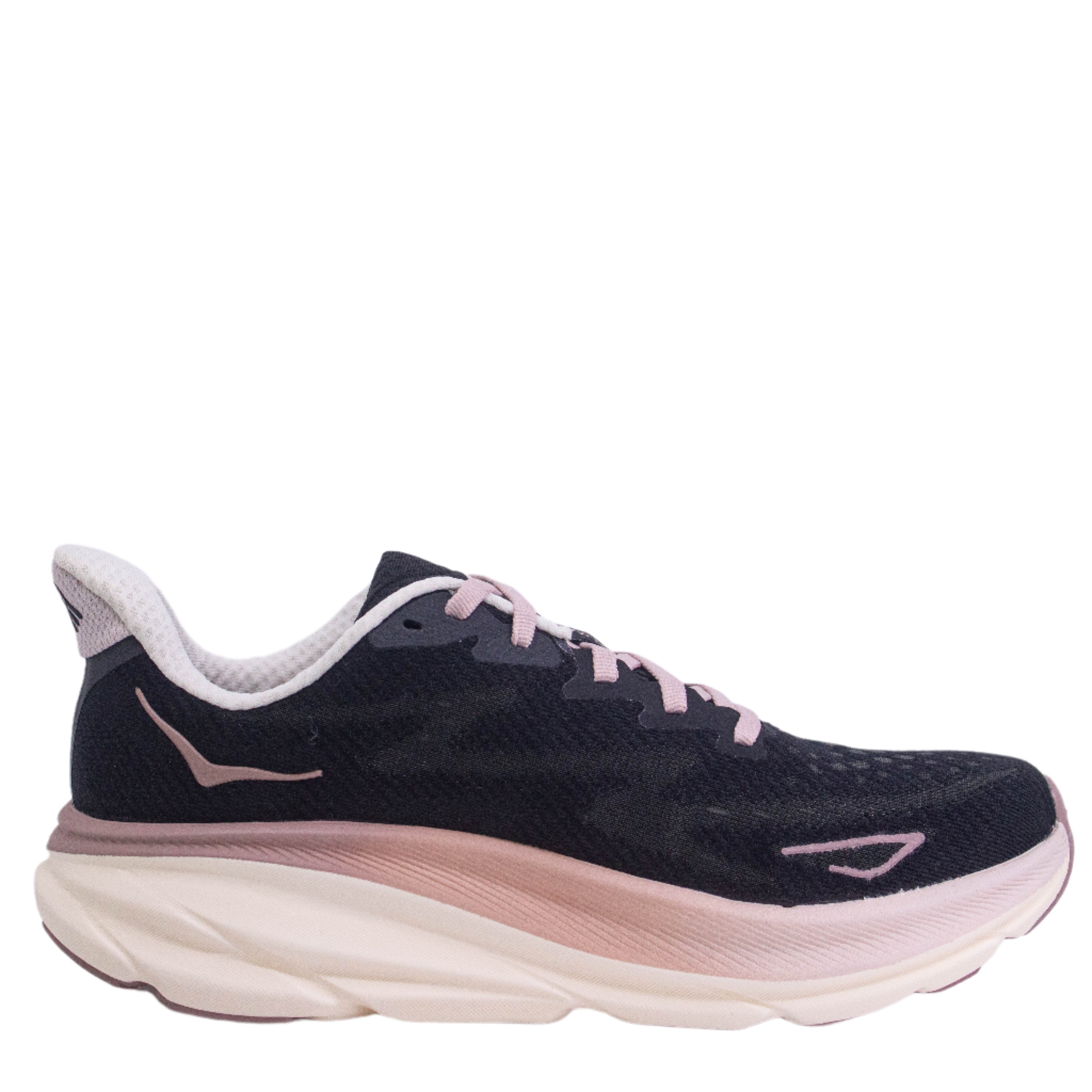 Hoka Clifton 9 (B Standard) Womens Obsidian/Quartzite - Frontrunner Colombo