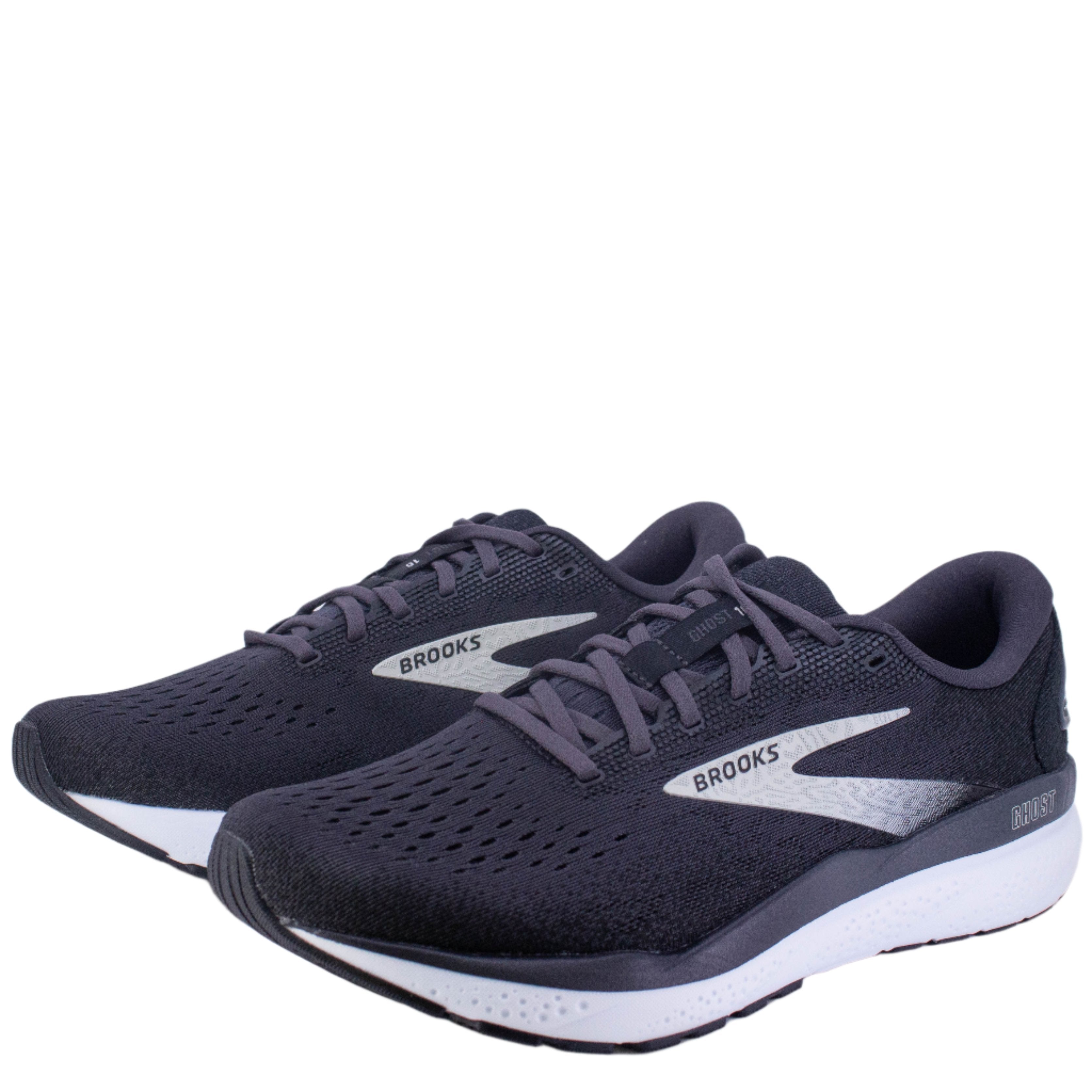 Brooks Ghost 16 (2E Wide) Mens Black/Grey/White - Frontrunner Colombo