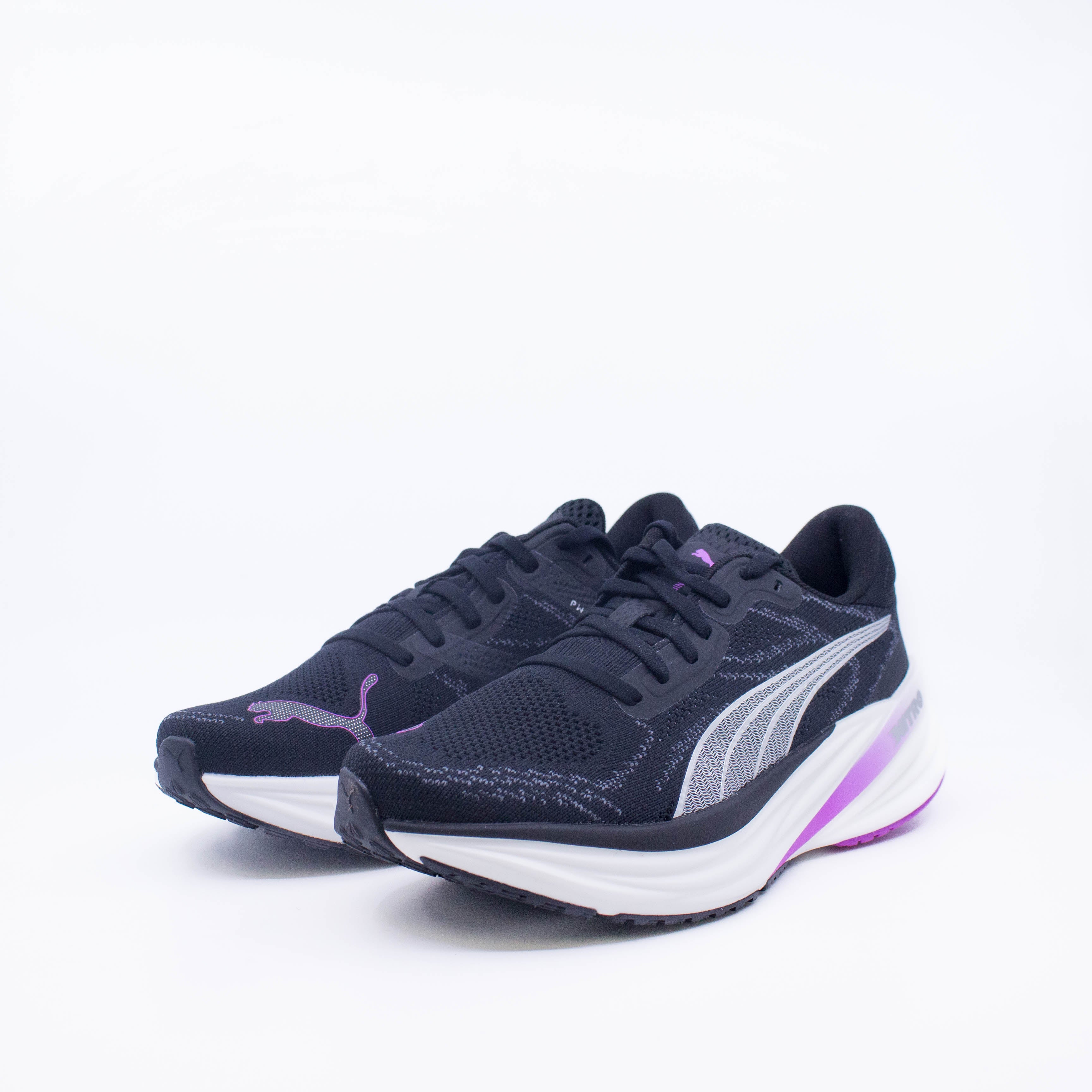 Puma Magnify Nitro 2 (B Standard) Womens Black/Magenta - Frontrunner Colombo