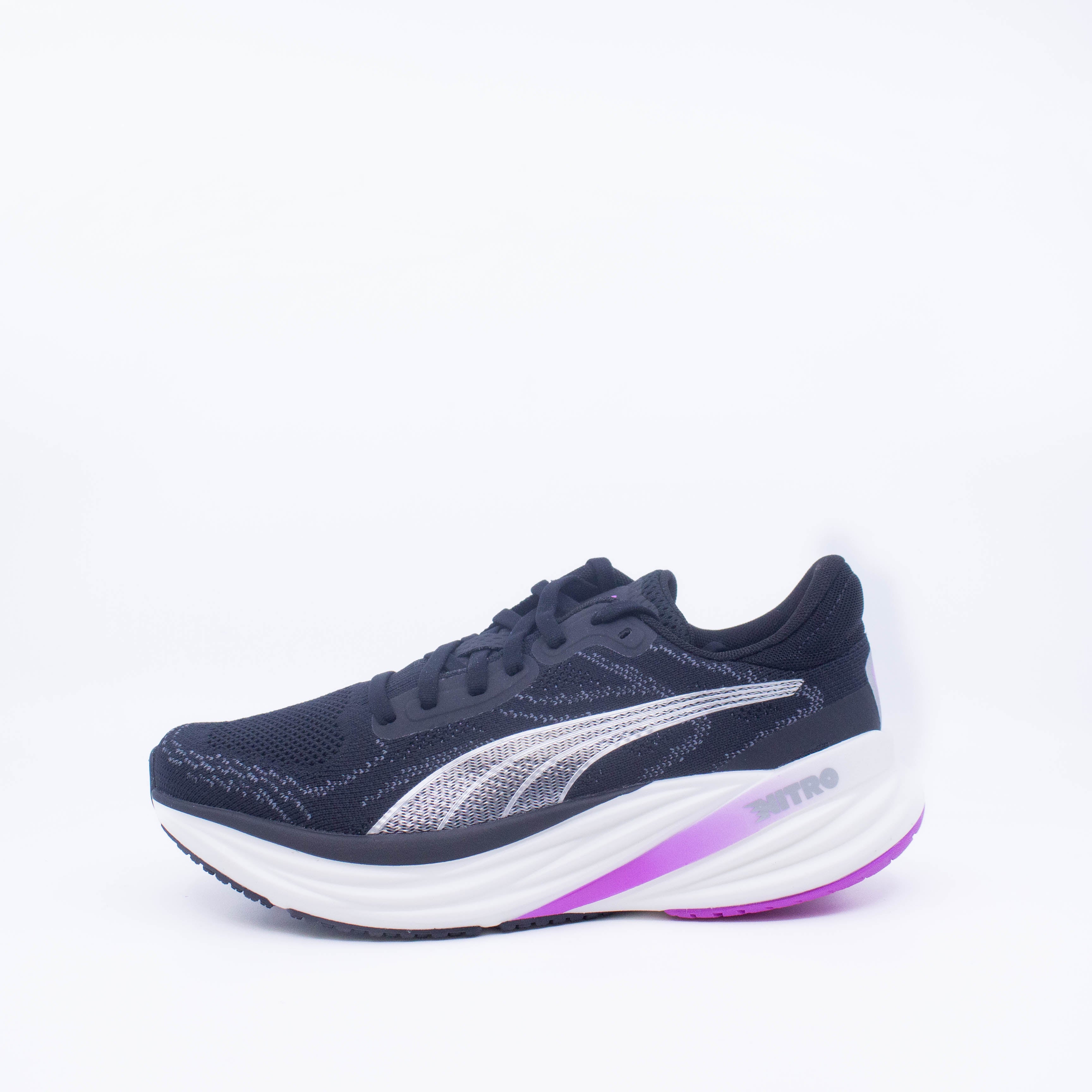 Puma Magnify Nitro 2 (B Standard) Womens Black/Magenta - Frontrunner Colombo