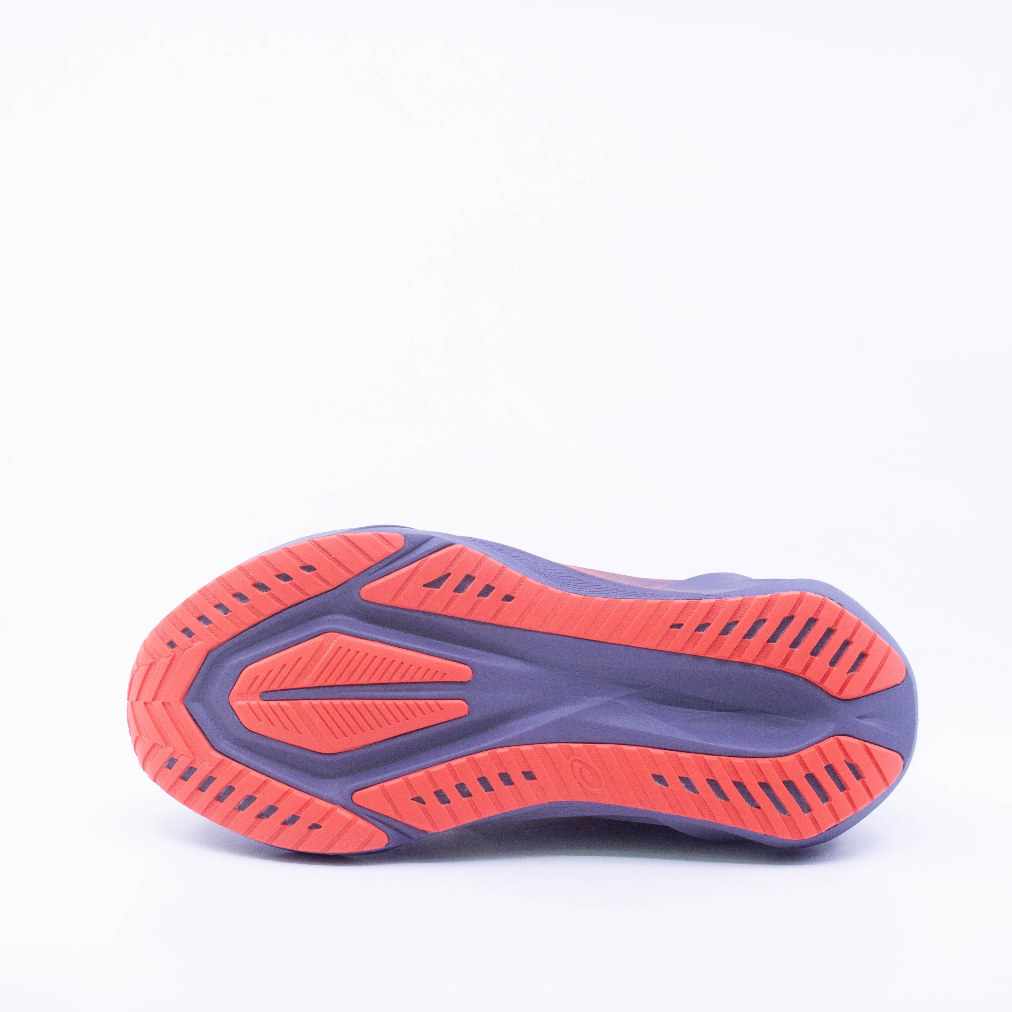 Asics Novablast 5 (B Standard) Womens Greyish Purple/Coral Reef - Frontrunner Colombo