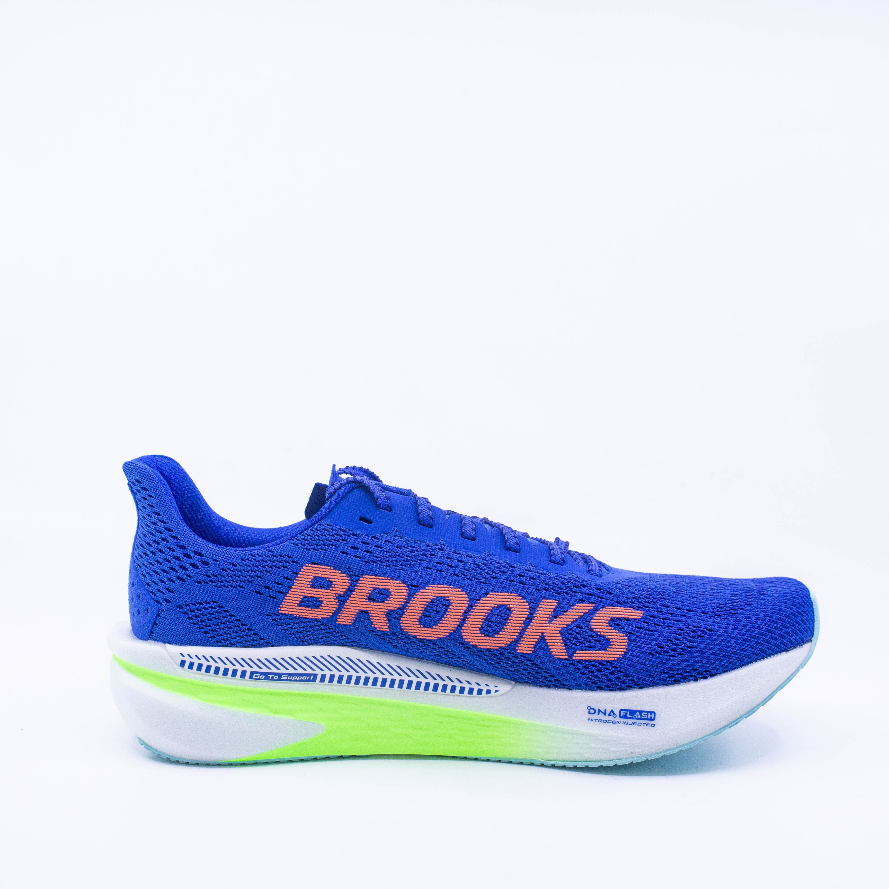 Brooks Hyperion GTS 2 (D Standard) Mens Colbalt/Green Gecko/Limpett - Frontrunner Colombo