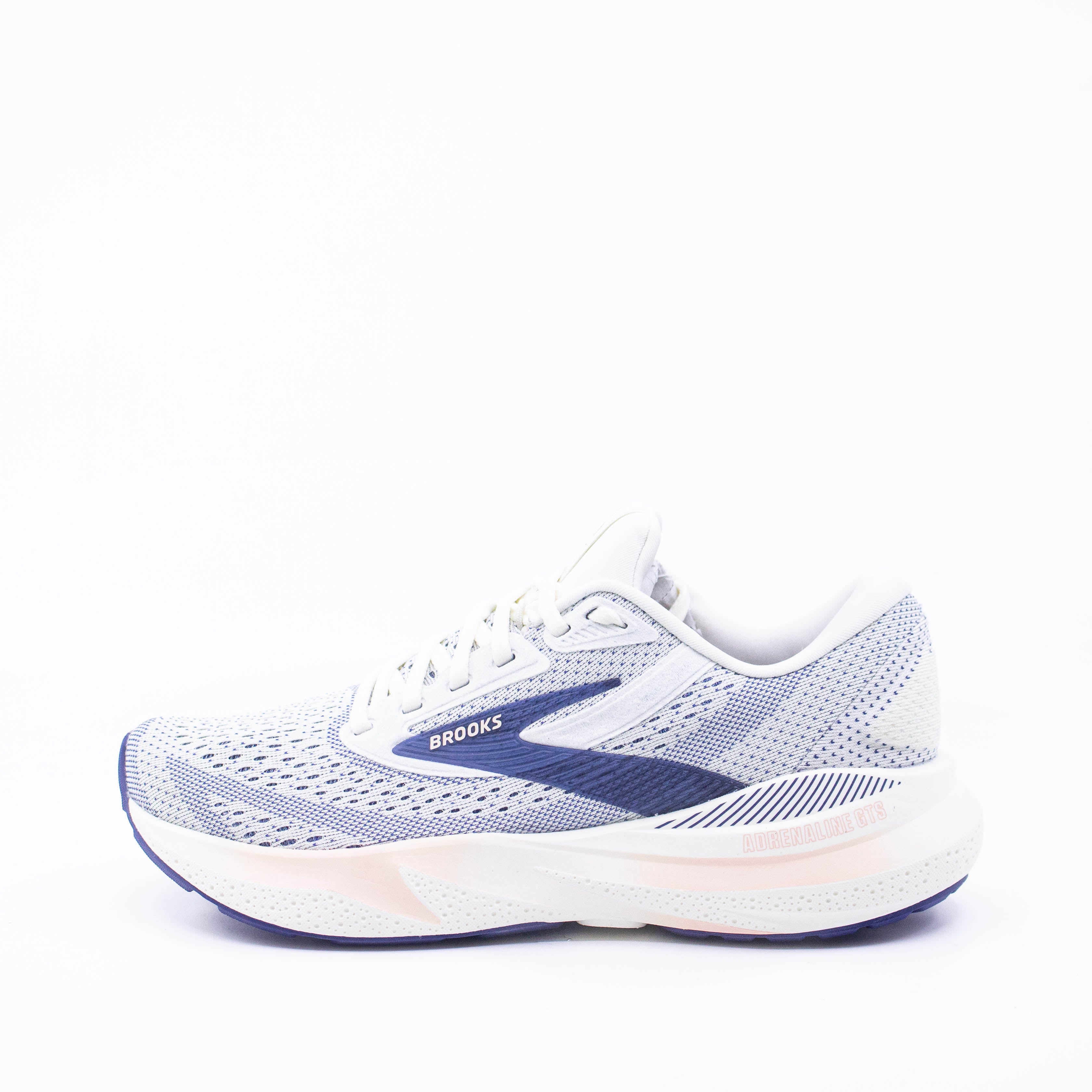 Brooks Adrenaline GTS 24 (B Standard) Womens Grey/Blue Ribbon/Peach - Frontrunner Colombo