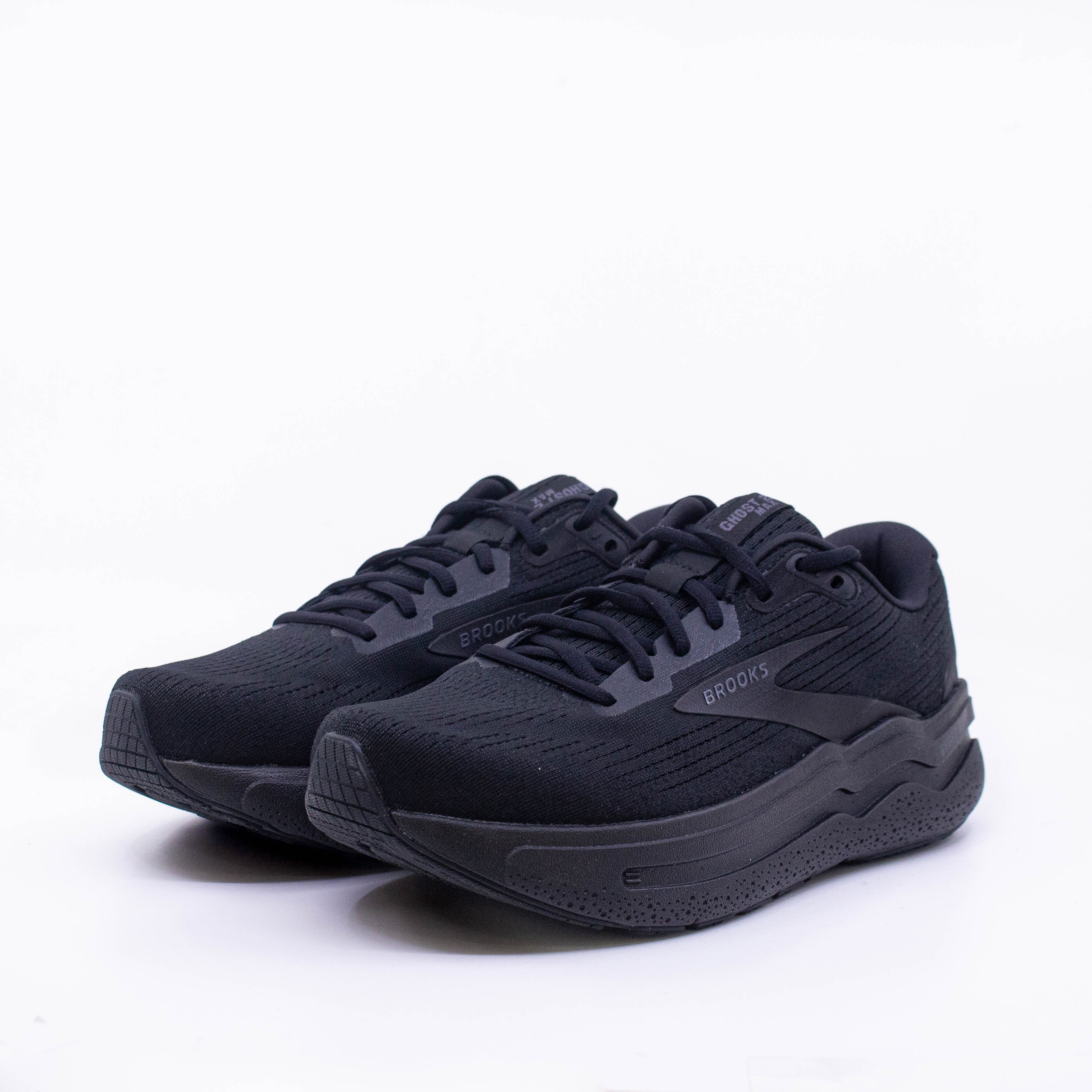 Brooks Ghost Max 2 (2E Wide) Mens Black/Black - Frontrunner Colombo