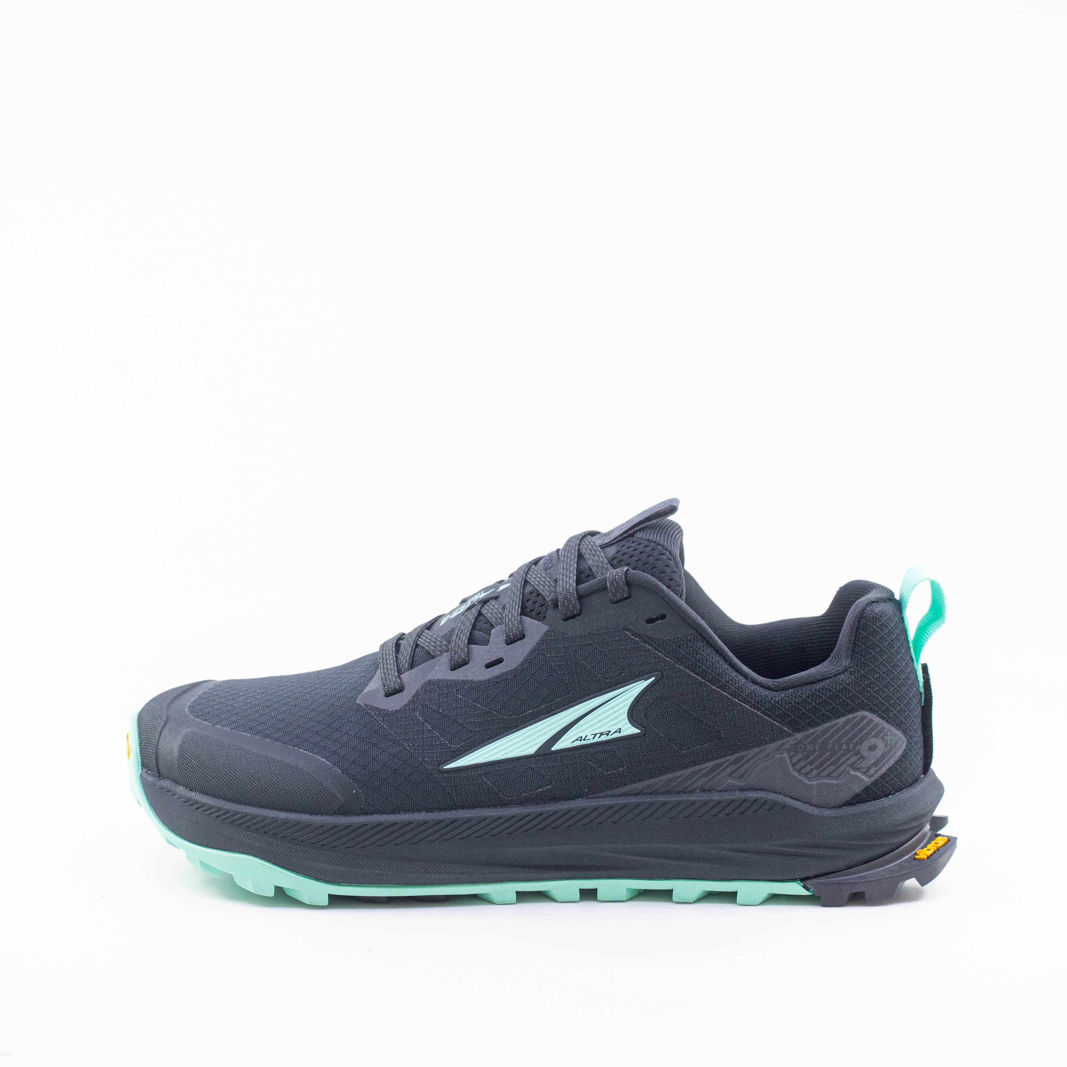 Altra Lone Peak 9 Plus (B Standard) Womens Black/Teal - Frontrunner Colombo
