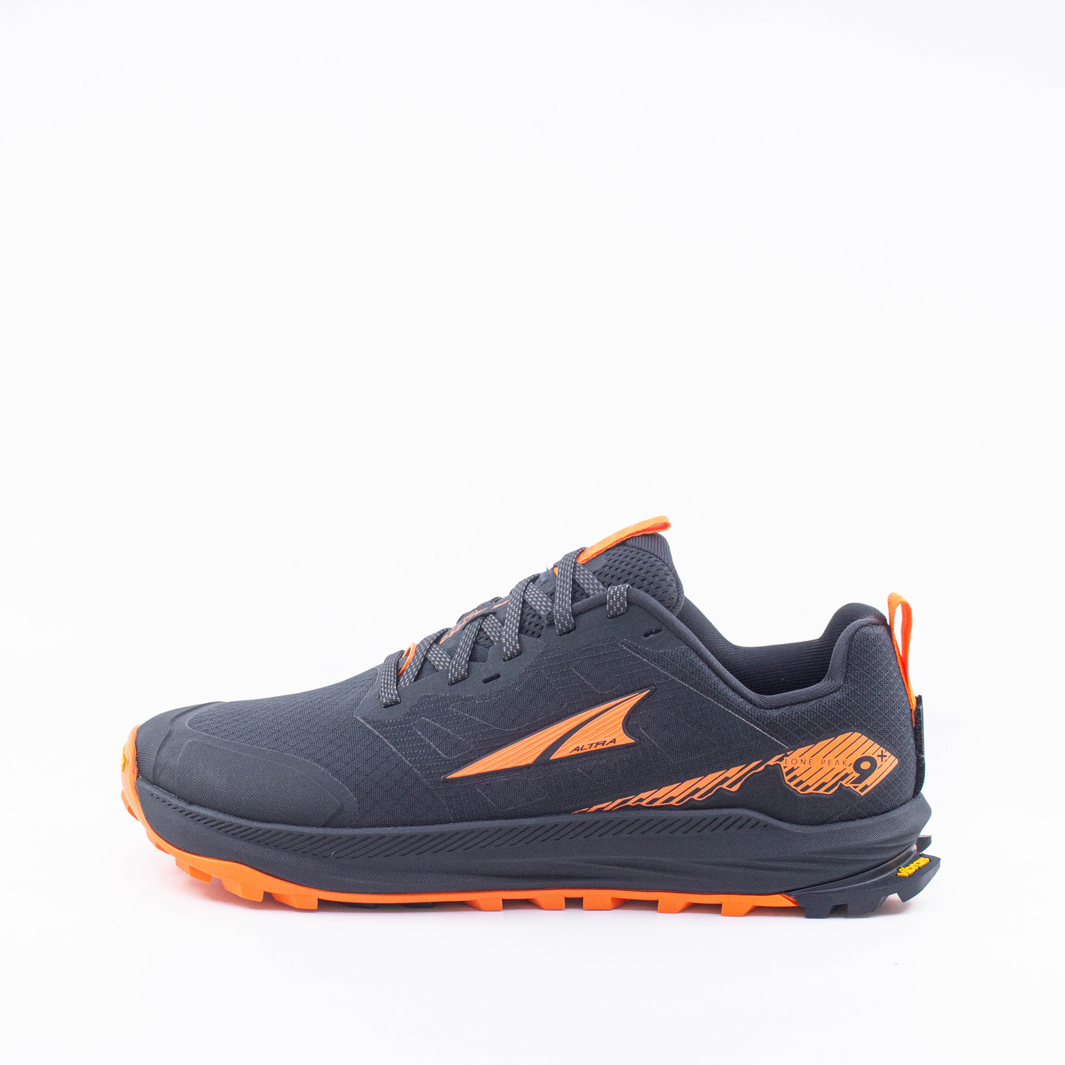 Altra Lone Peak 9 Plus (D Standard) Mens Black/Orange - Frontrunner Colombo