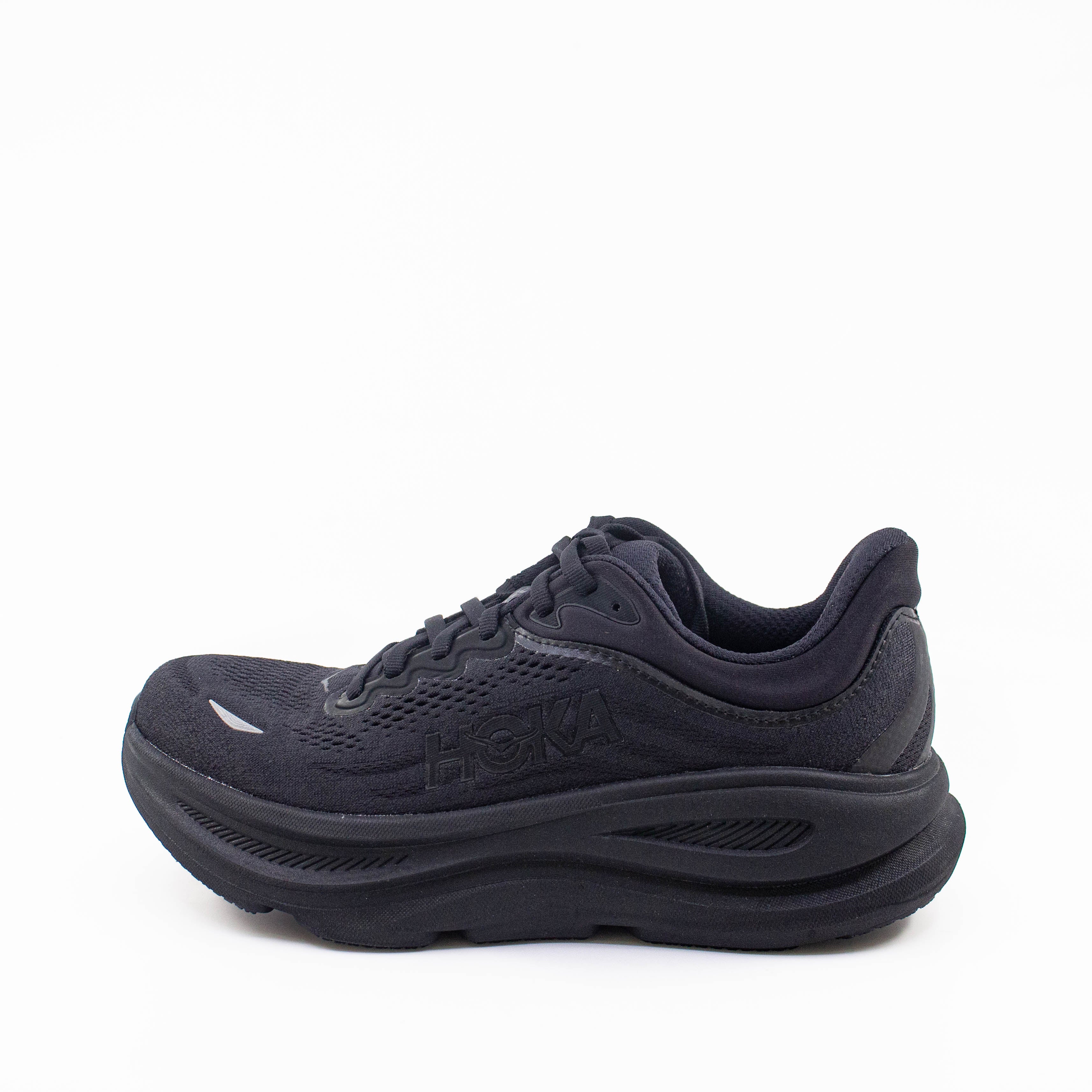 Hoka Bondi 9 (D Wide) Womens Black/Black - Frontrunner Colombo