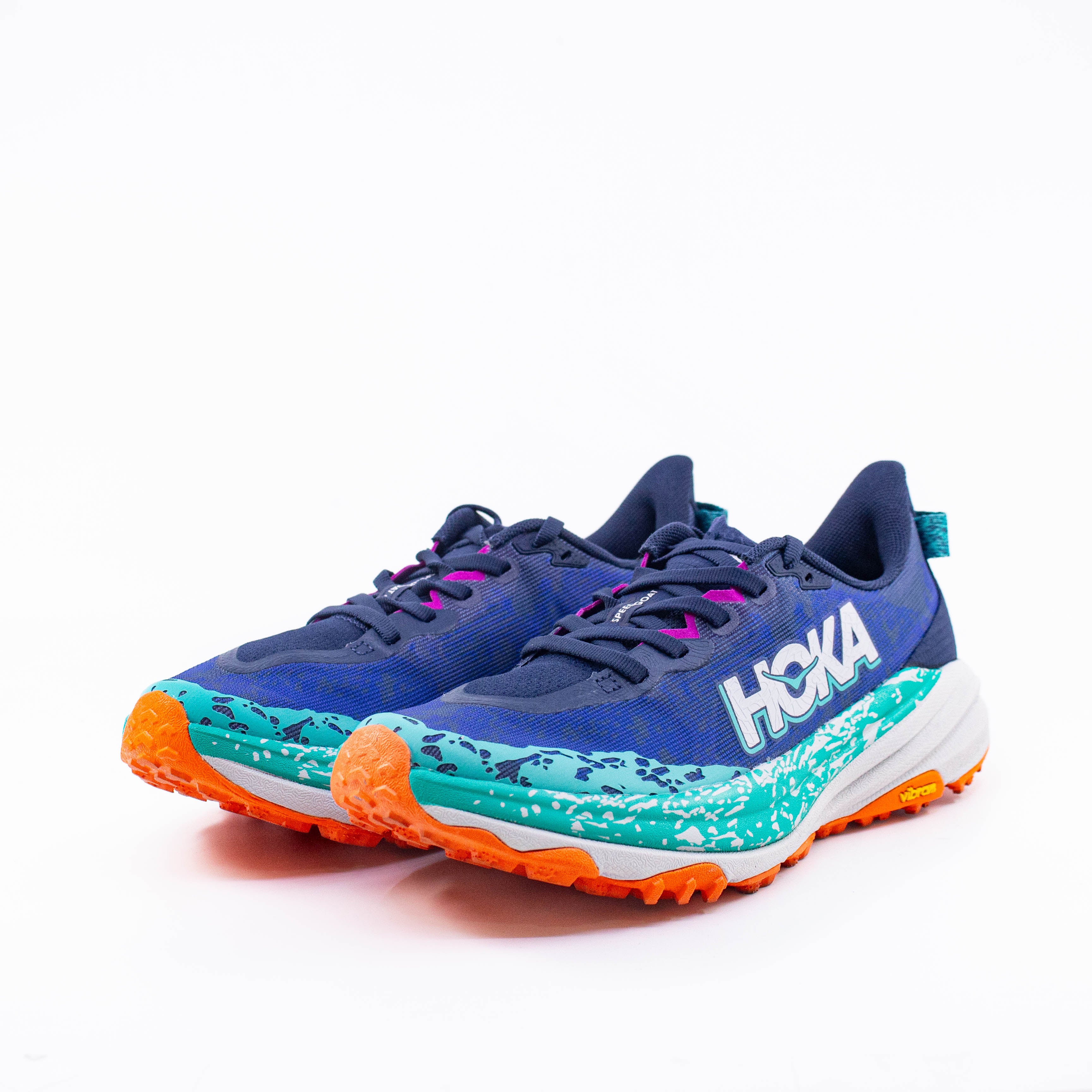 Hoka Speedgoat 6 (D Wide) Womens Varisty Navy/Meteor - Frontrunner Colombo