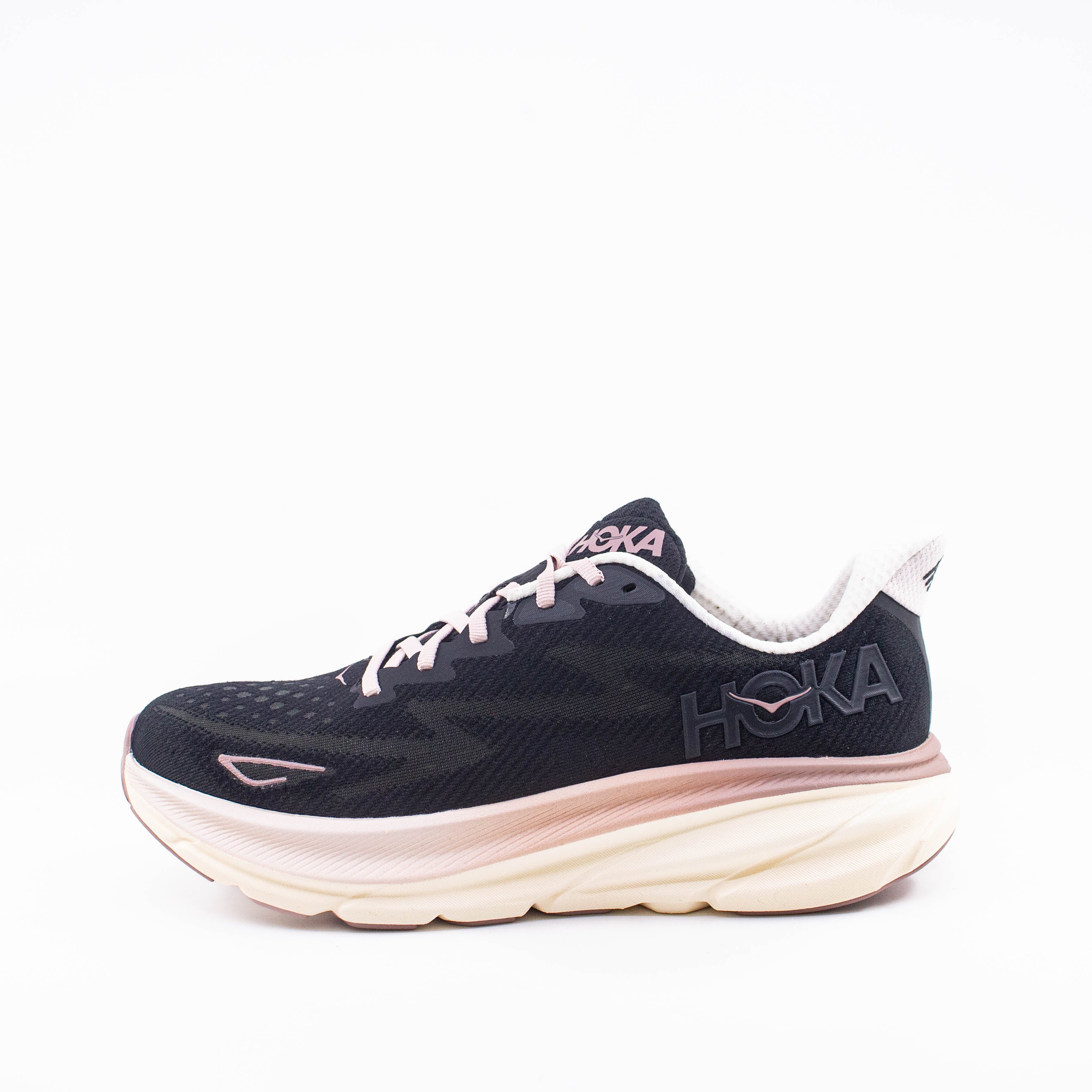 Hoka Clifton 9 (B Standard) Womens Obsidian/Quartzite - Frontrunner Colombo