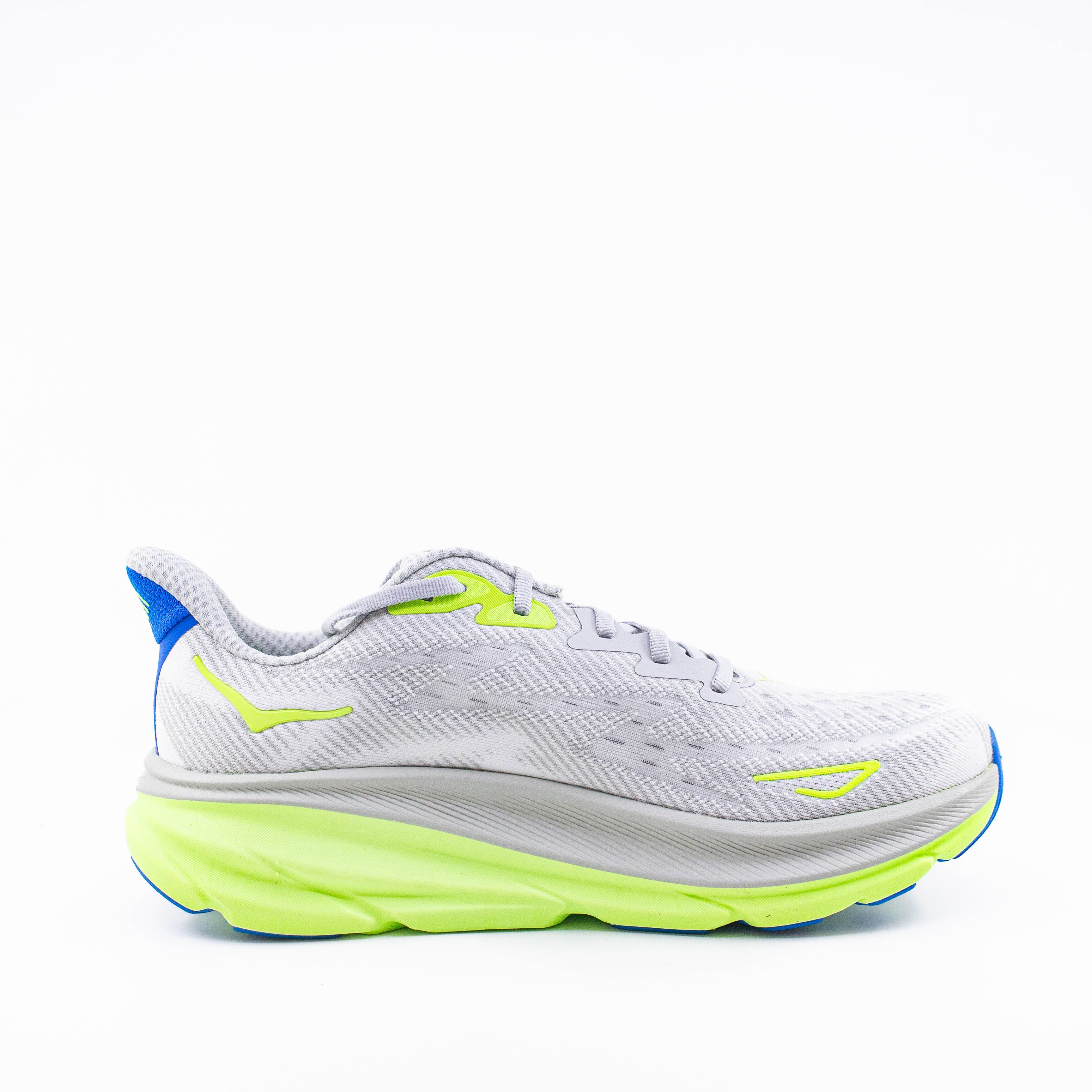 Hoka Clifton 9 (2E Wide) Mens Stardust/Electric Cobalt - Frontrunner Colombo