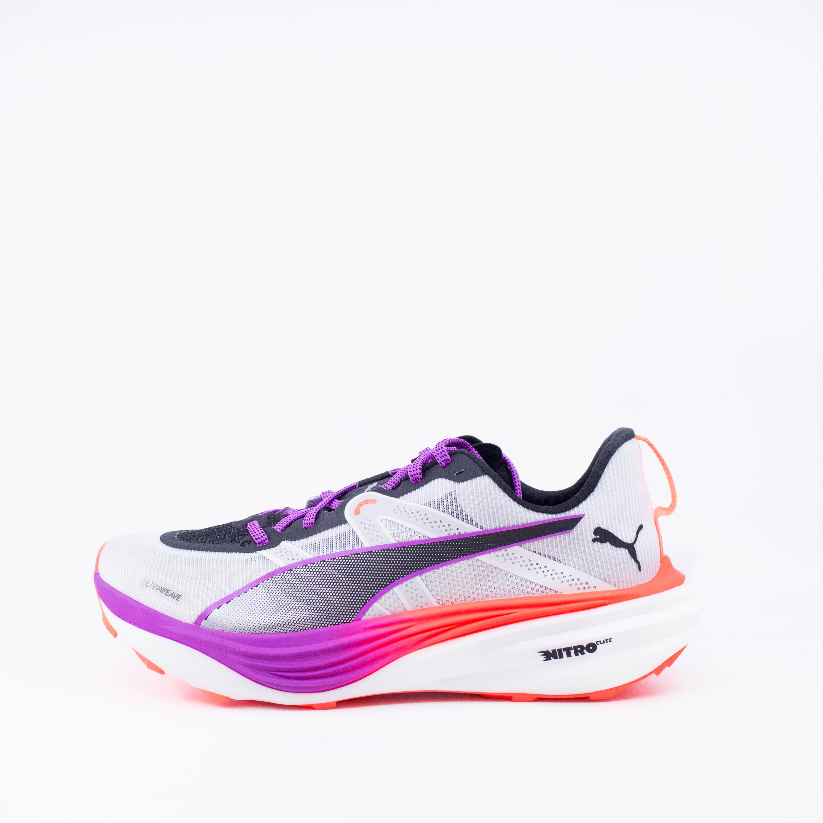 Puma Deviate Nitro Elite Trail (Mens D standard) White/Glow - Frontrunner Colombo