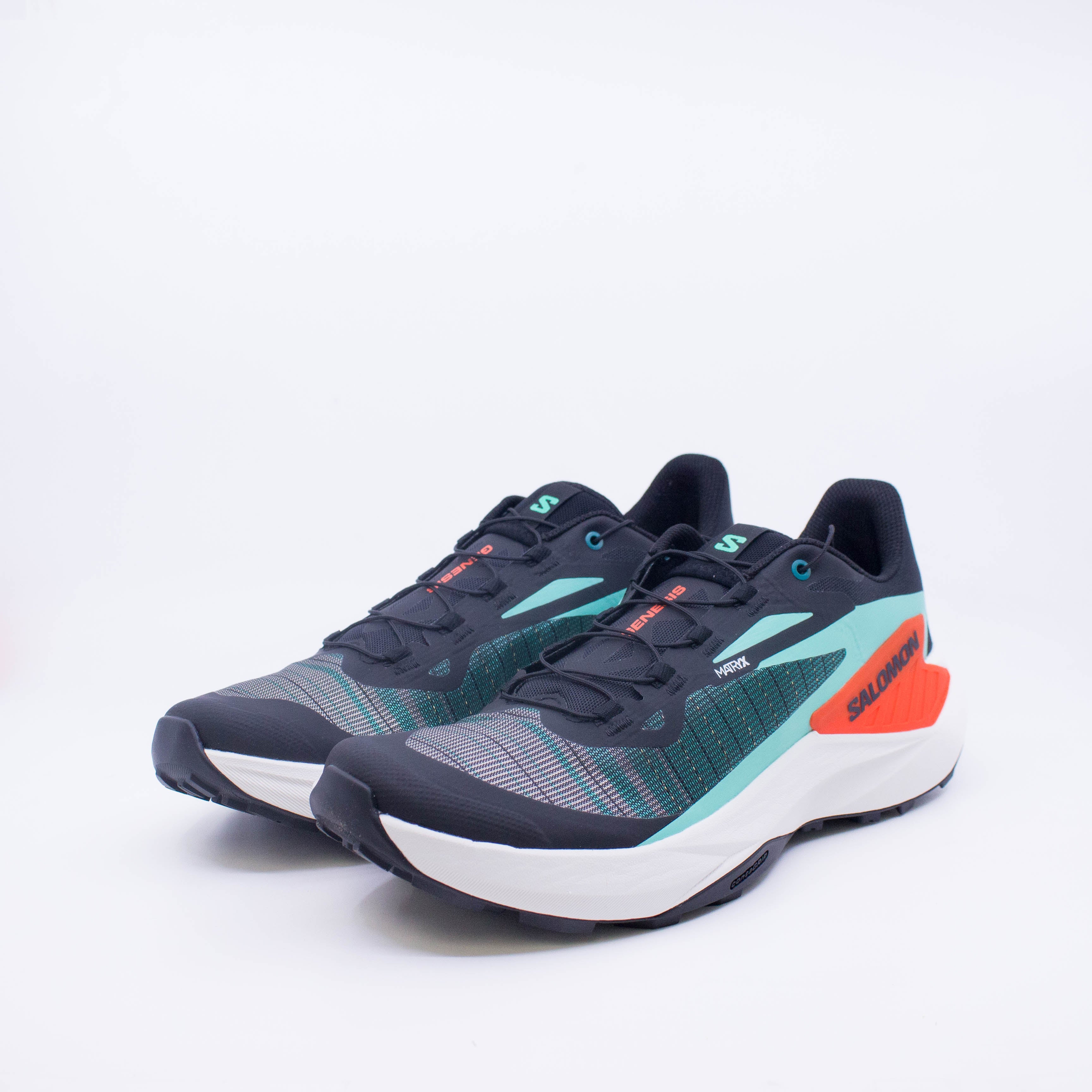 Salomon Genesis (B Standard) Womens Bay/Electric Green/Cherry Tomato - Frontrunner Colombo