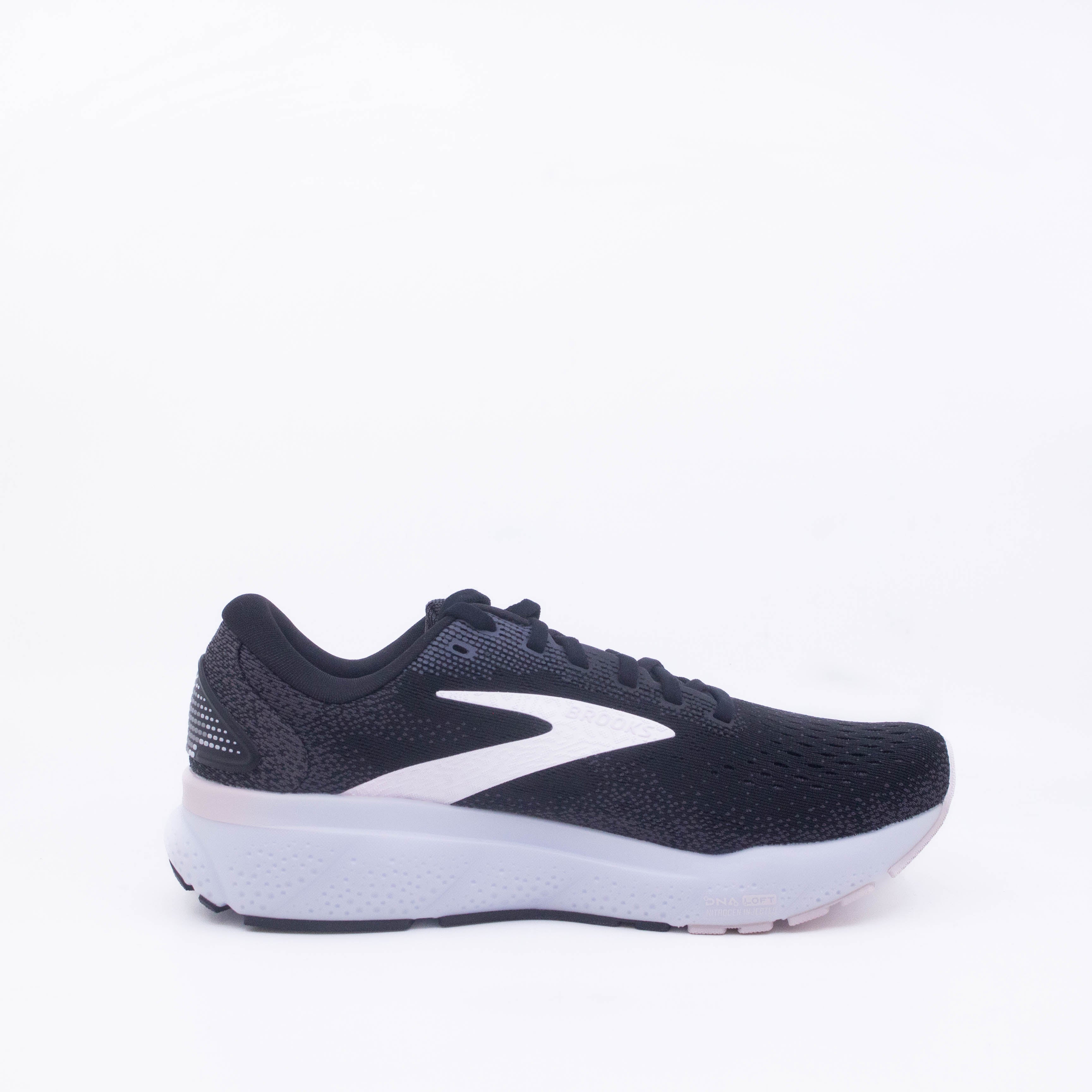 Brooks Ghost 16 (B Standard) Womens Black/White/Orchid - Frontrunner Colombo