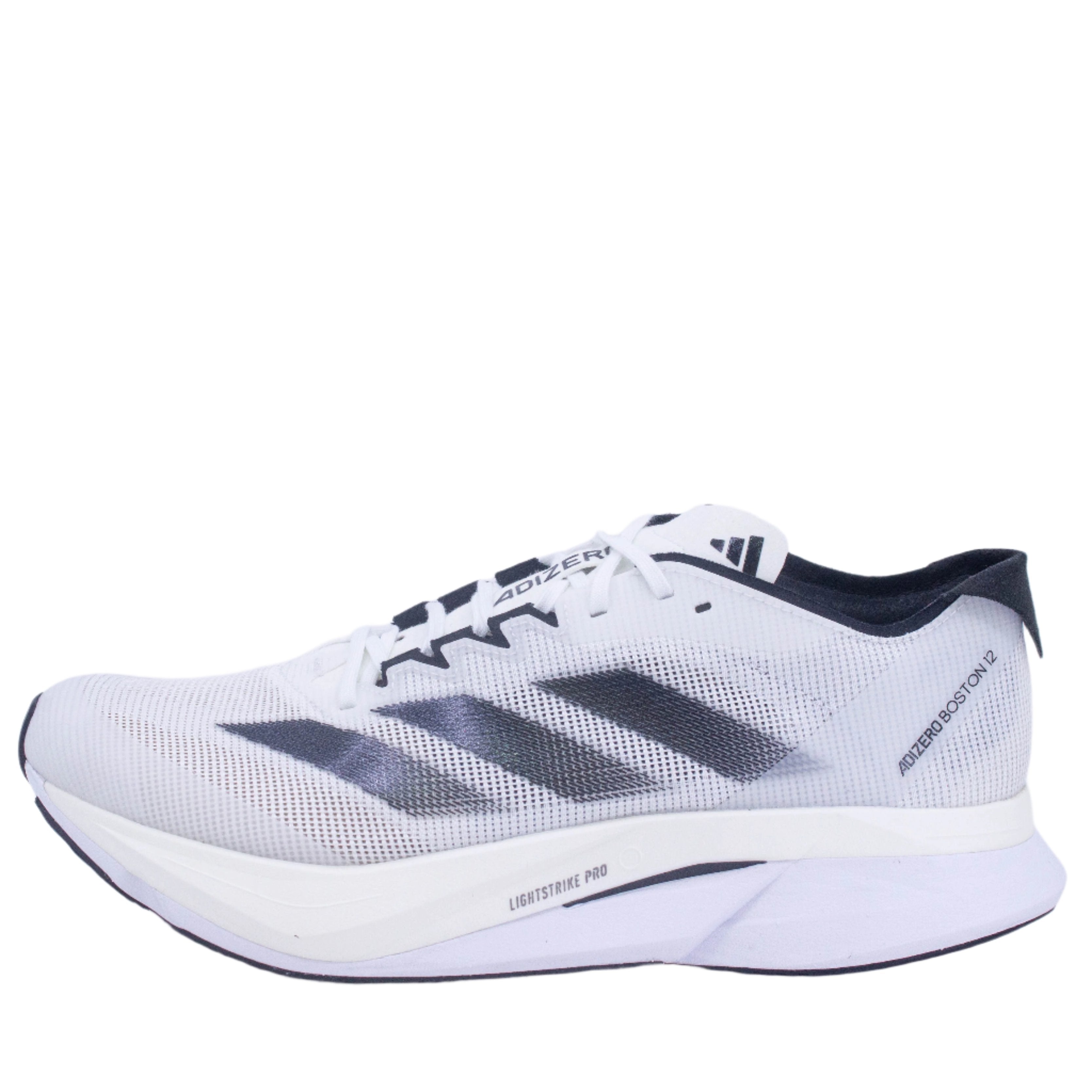 Adidas Adizero Boston 12 (D Standard) Mens Cloud White / Core Black / Night Metallic - Frontrunner Colombo