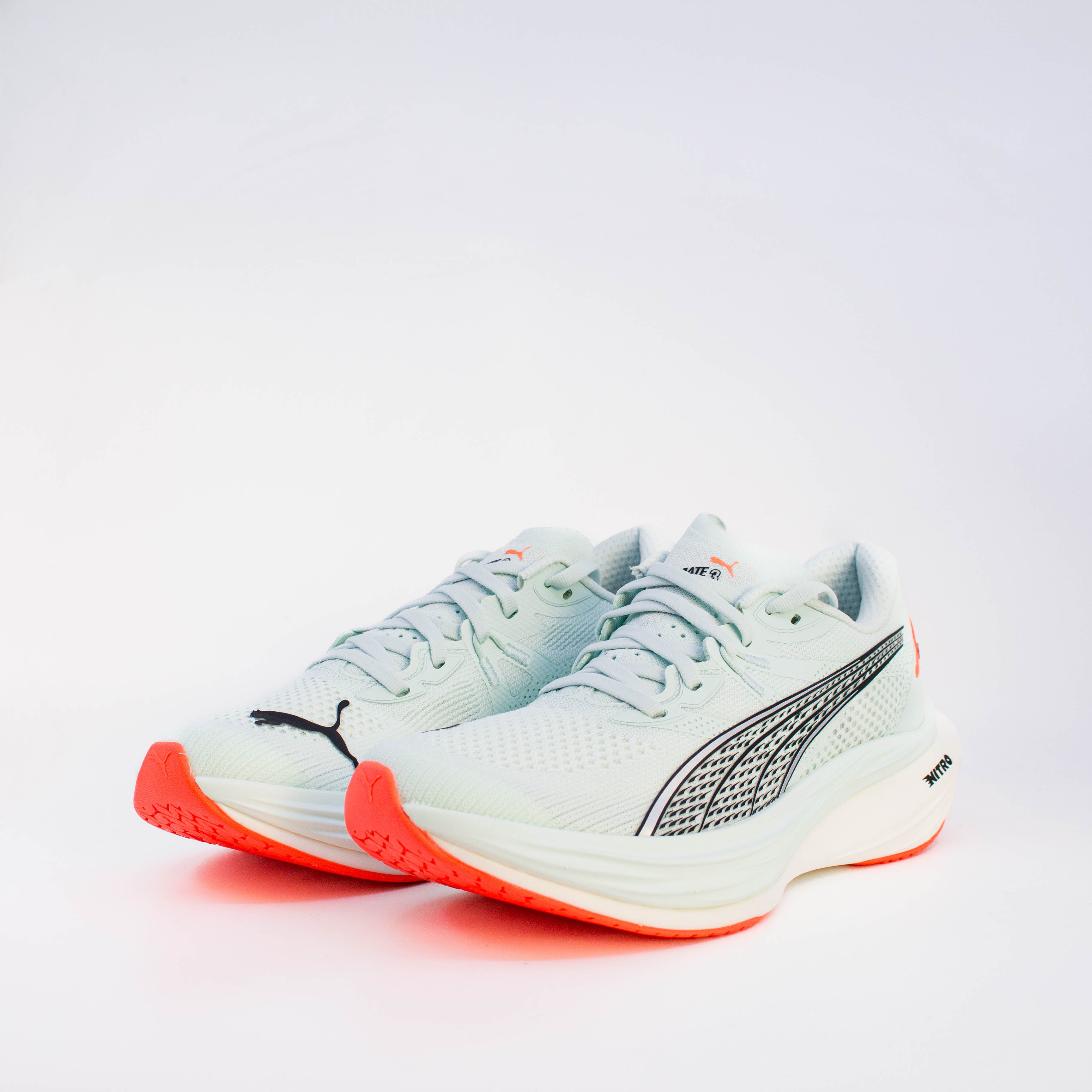 Puma Deviate Nitro 3 (B Standard) Womens Peaceful Blue/Glowing Red - Frontrunner Colombo