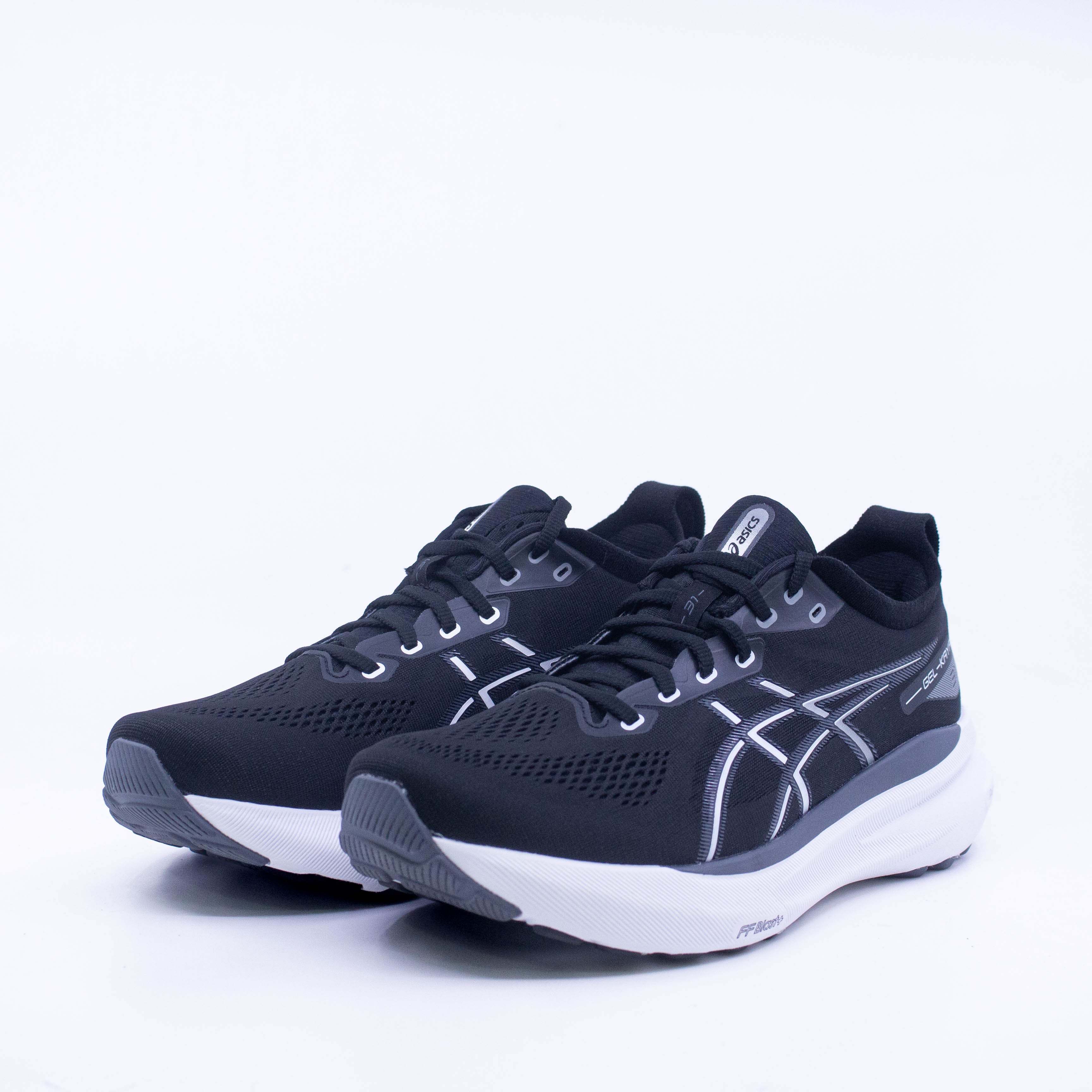 Asics Gel-Kayano 31 (B Standard) Womens Black/Pure Silver - Frontrunner Colombo