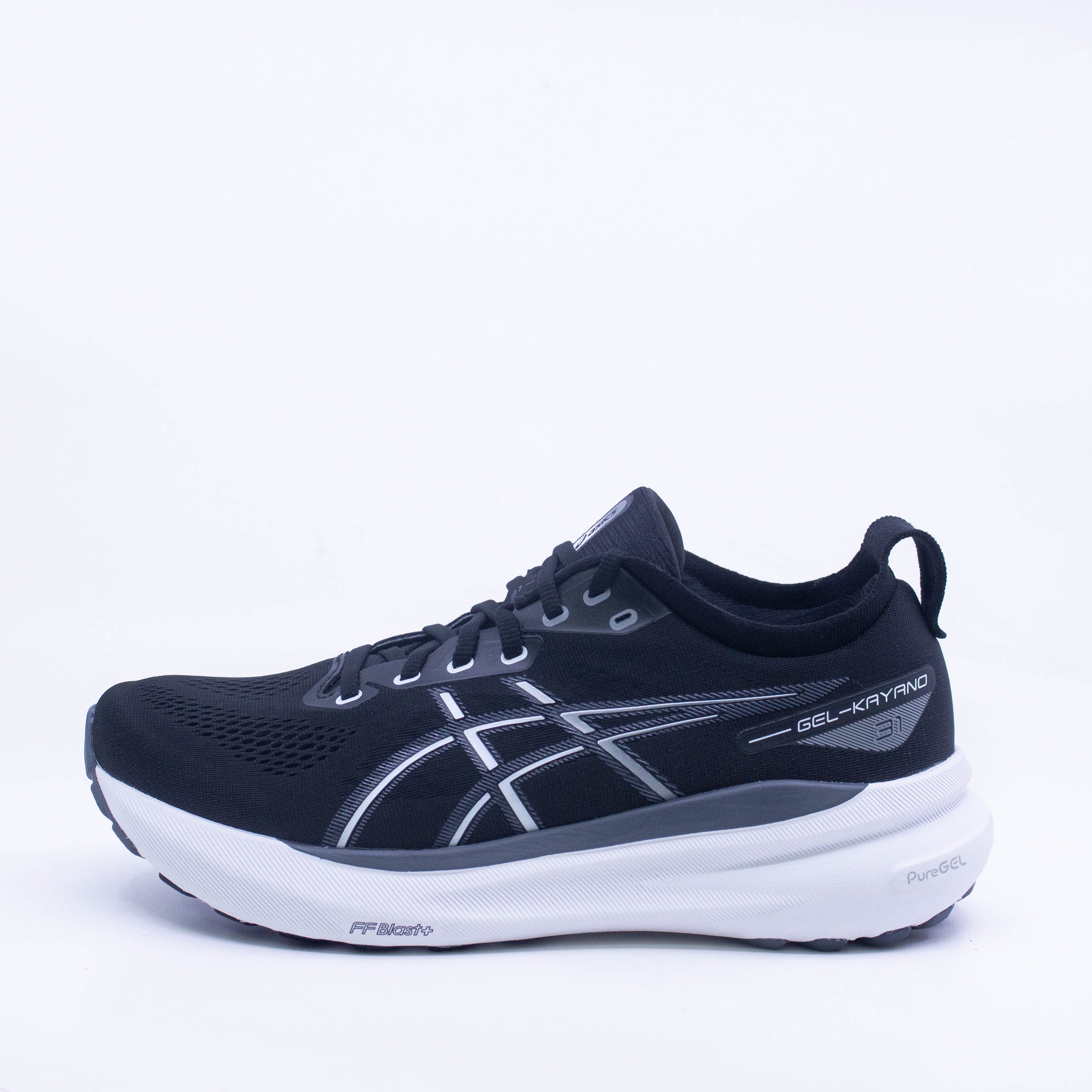 Asics Gel-Kayano 31 (B Standard) Womens Black/Pure Silver - Frontrunner Colombo