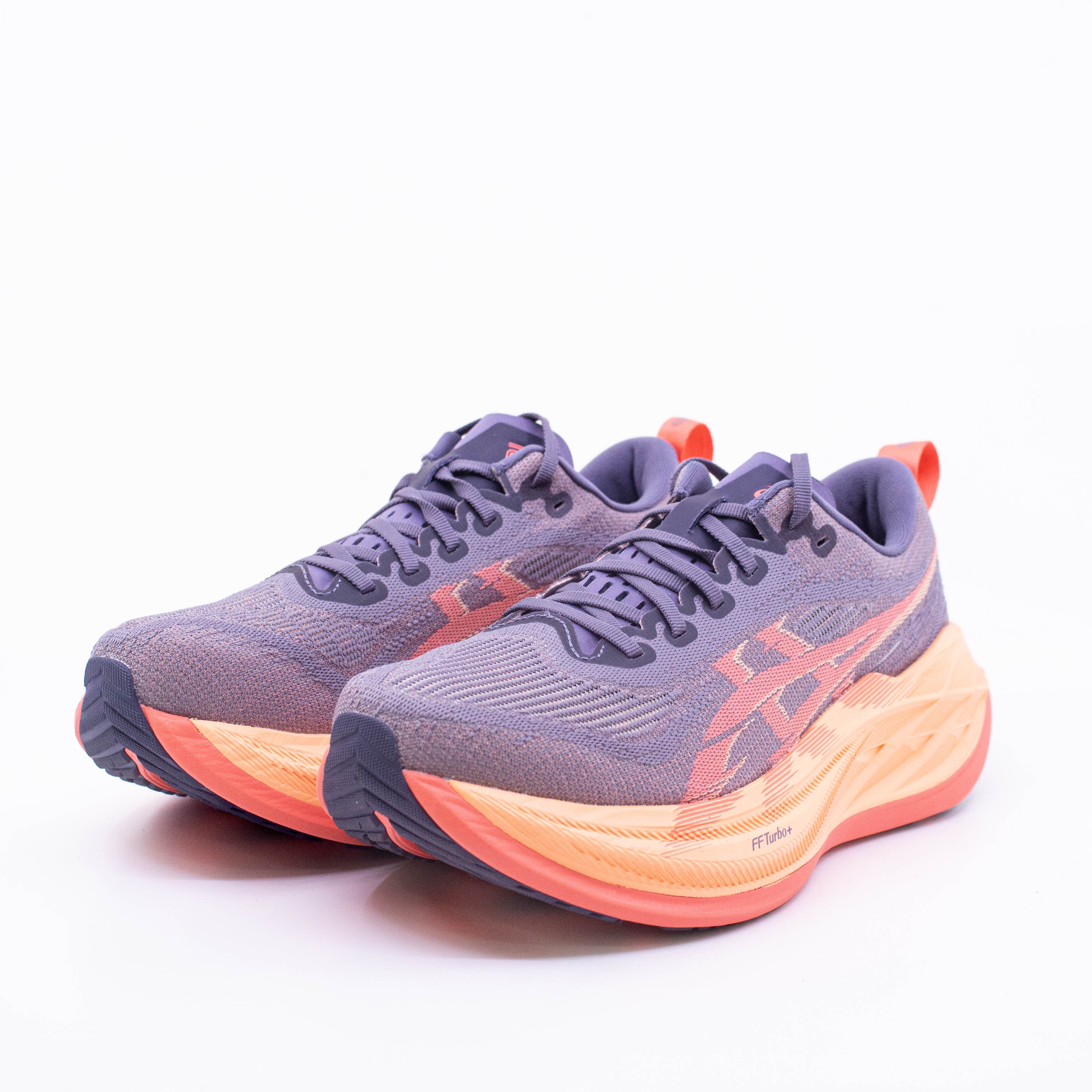 Asics Superblast 2 Greyish Purple/Coral Reef (D Standard) Unisex - Frontrunner Colombo