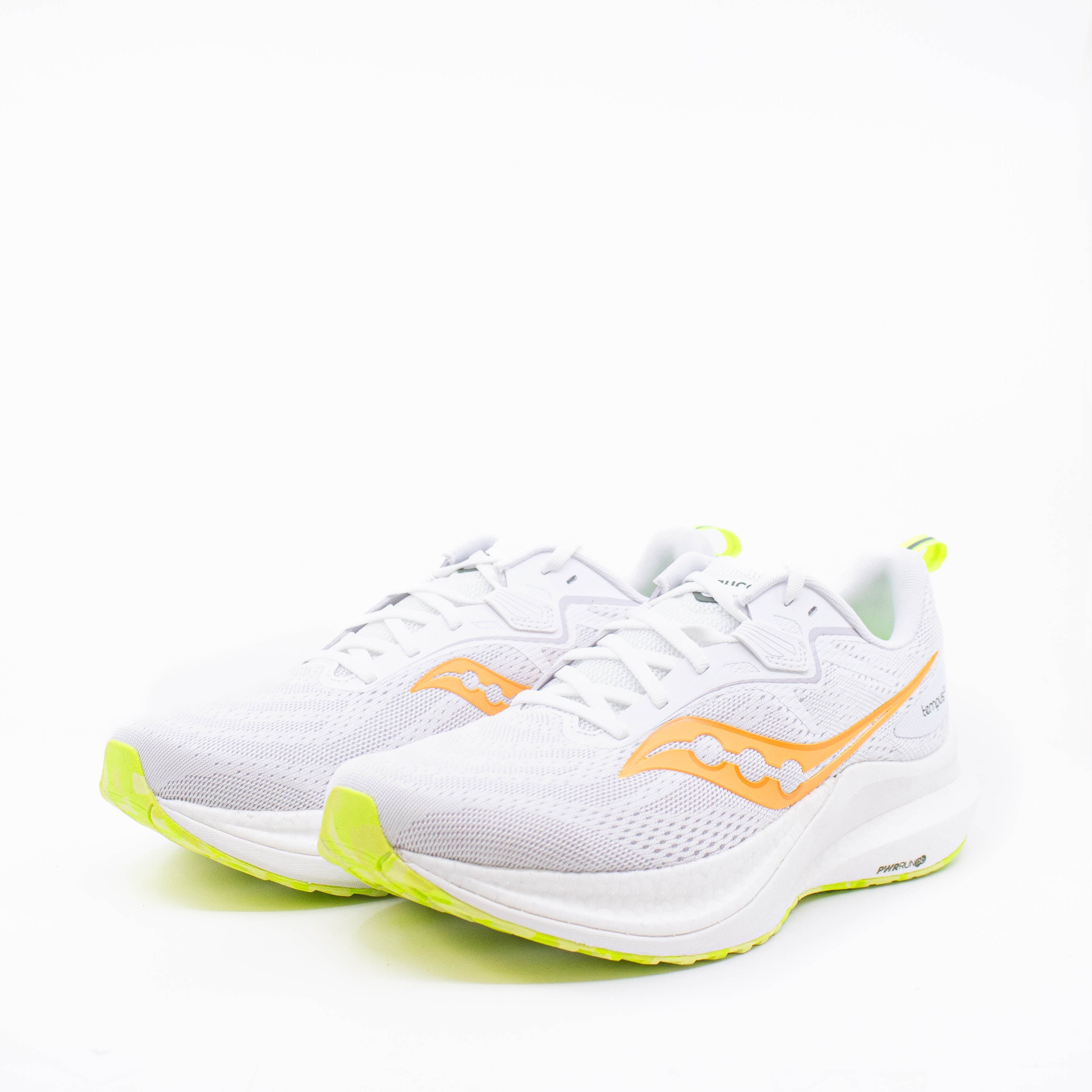 Saucony Tempus 2 (D Standard) Mens White/VO2 - Frontrunner Colombo