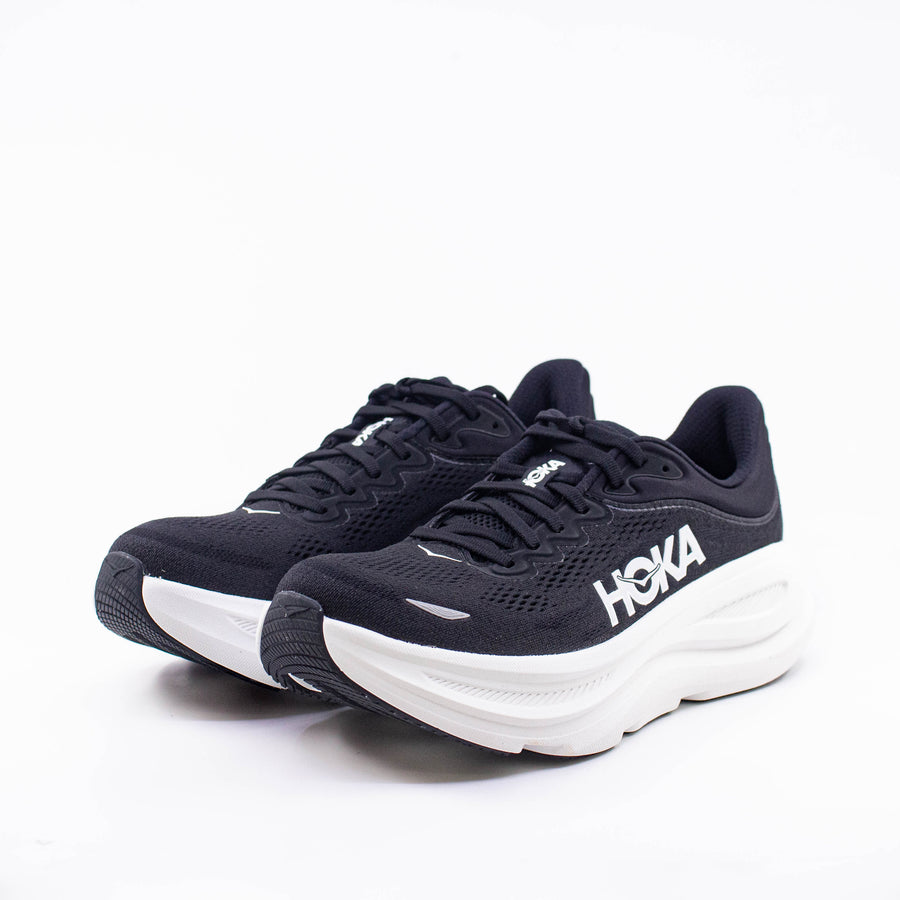 Hoka Bondi 9 (2E Extra Wide) Womens Black/White - Frontrunner Colombo