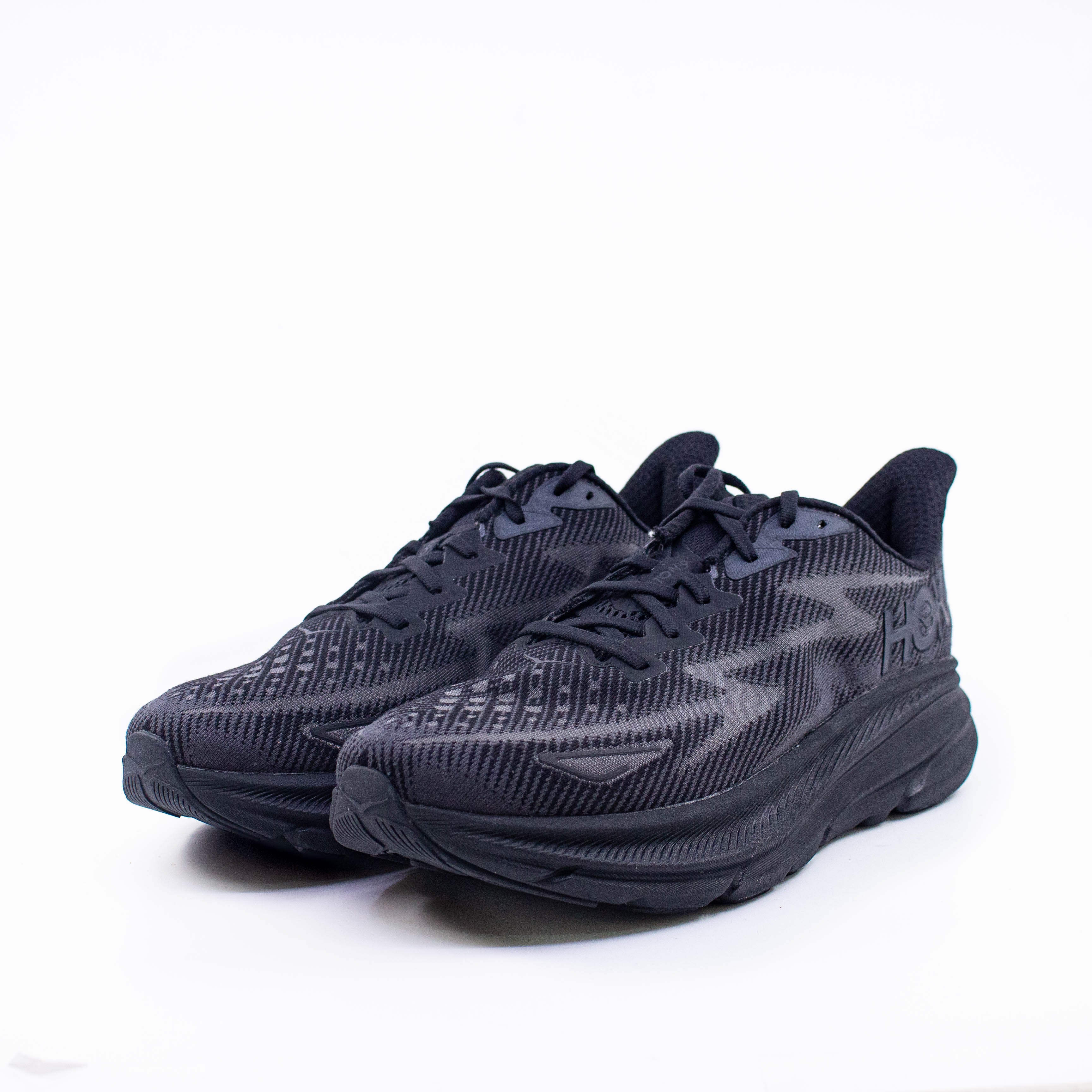Hoka Clifton 9 (D Wide) Womens Black/Black - Frontrunner Colombo