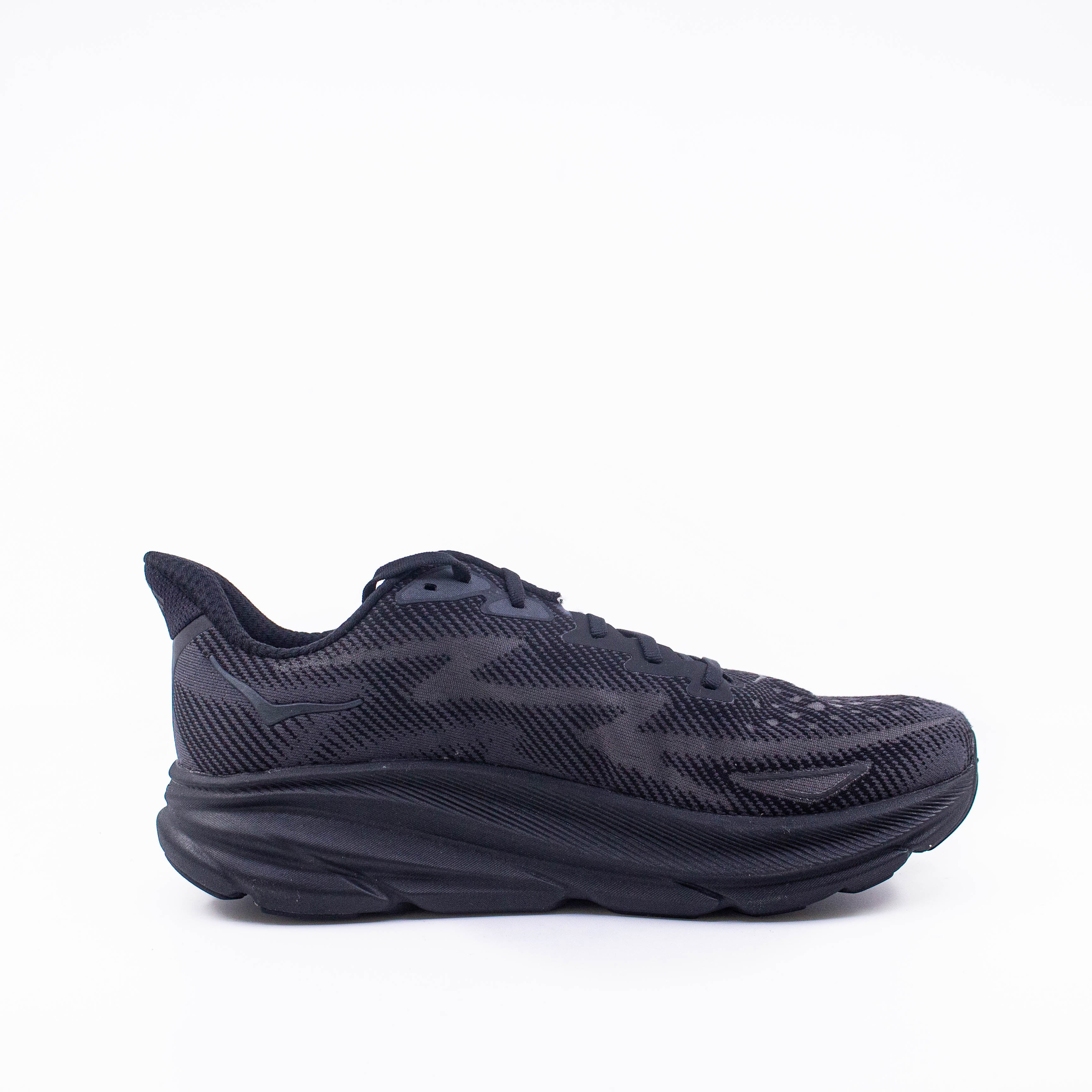 Hoka Clifton 9 (D Wide) Womens Black/Black - Frontrunner Colombo