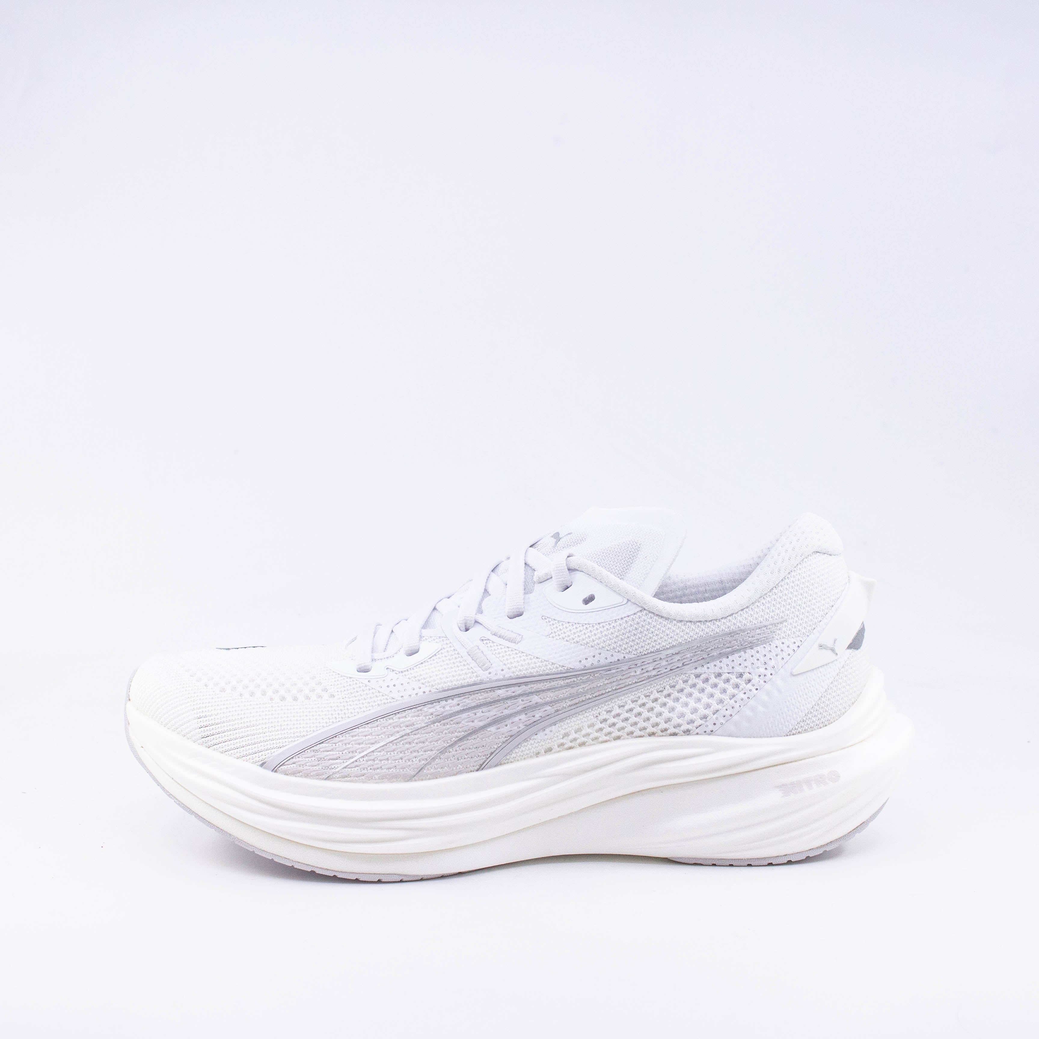 Puma Deviate Nitro 3 (B Standard) Womens White/Feather Gray - Frontrunner Colombo