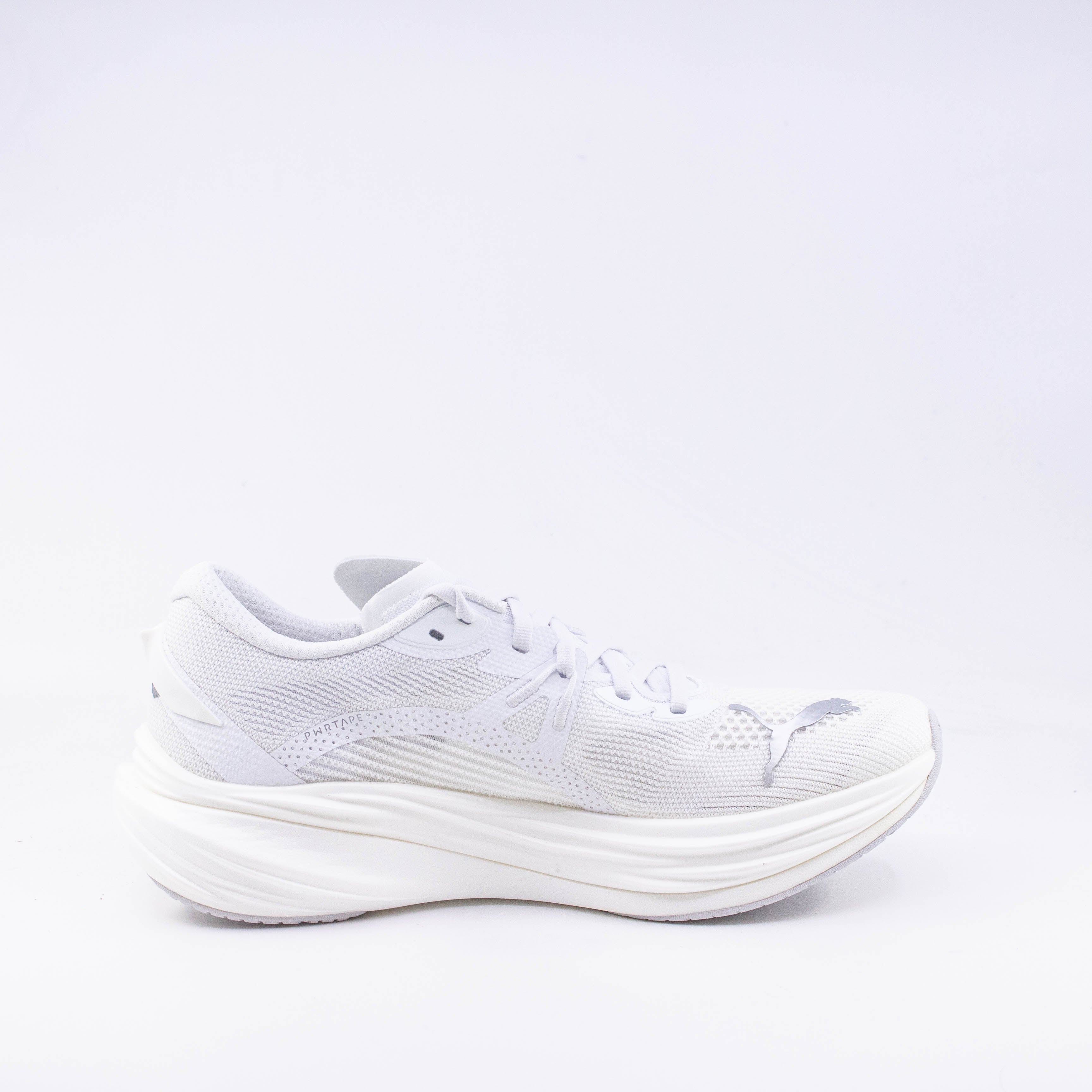 Puma Deviate Nitro 3 (B Standard) Womens White/Feather Gray - Frontrunner Colombo