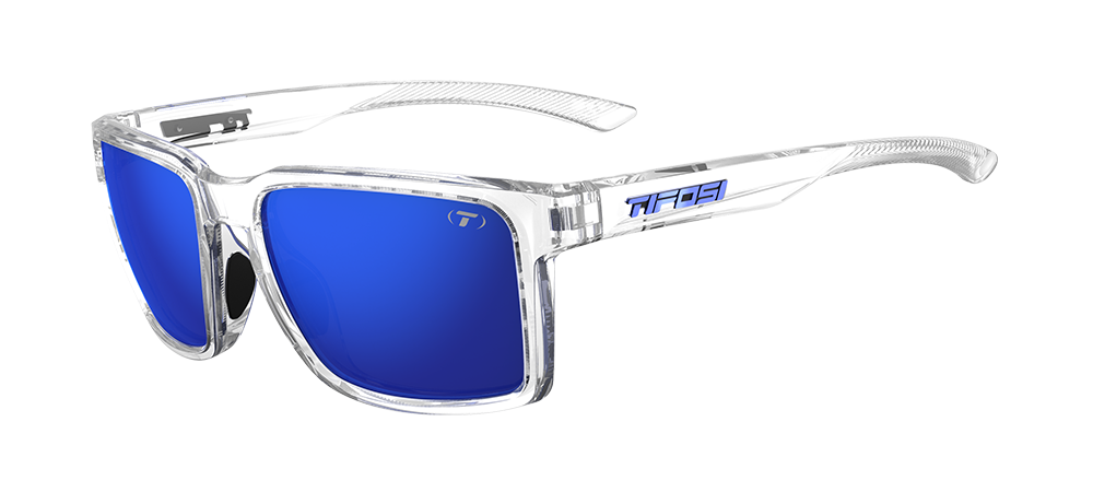 Tifosi Sylo Crystal Clear with Cobalt Blue Mirror lens