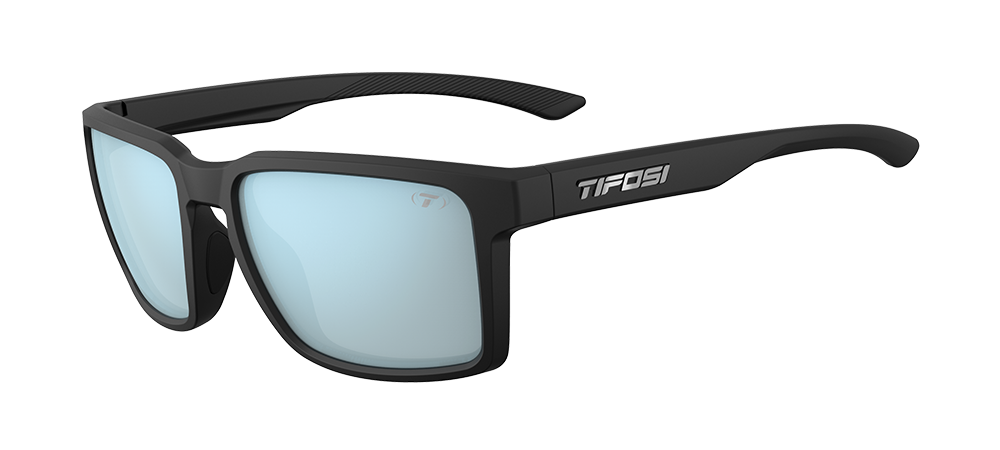 Tifosi Sylo Matt Black with Smoke Bright Blue lens