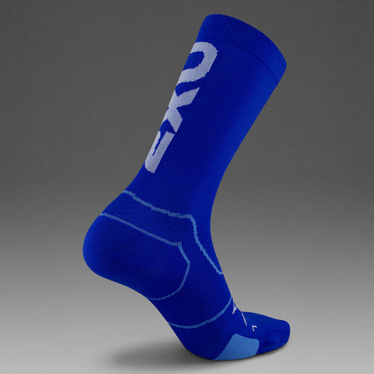 2XU Vectr Cushion Crew Surf/White Sock - Frontrunner Colombo
