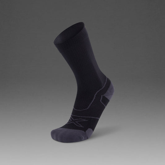 2XU Vectr Cushion Crew Black/Titanium Sock - Frontrunner Colombo