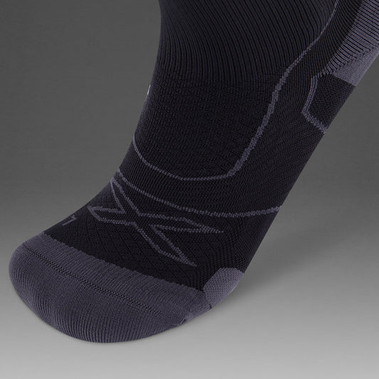 2XU Vectr Cushion Crew Black/Titanium Sock - Frontrunner Colombo