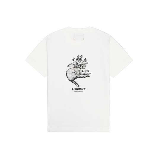 Bandit Classic Cotton Tee - White - Frontrunner Colombo