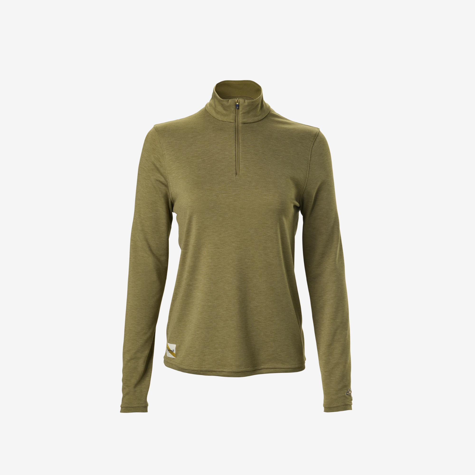 Tracksmith Session Quarter Zip Womens Aloe - Frontrunner Colombo