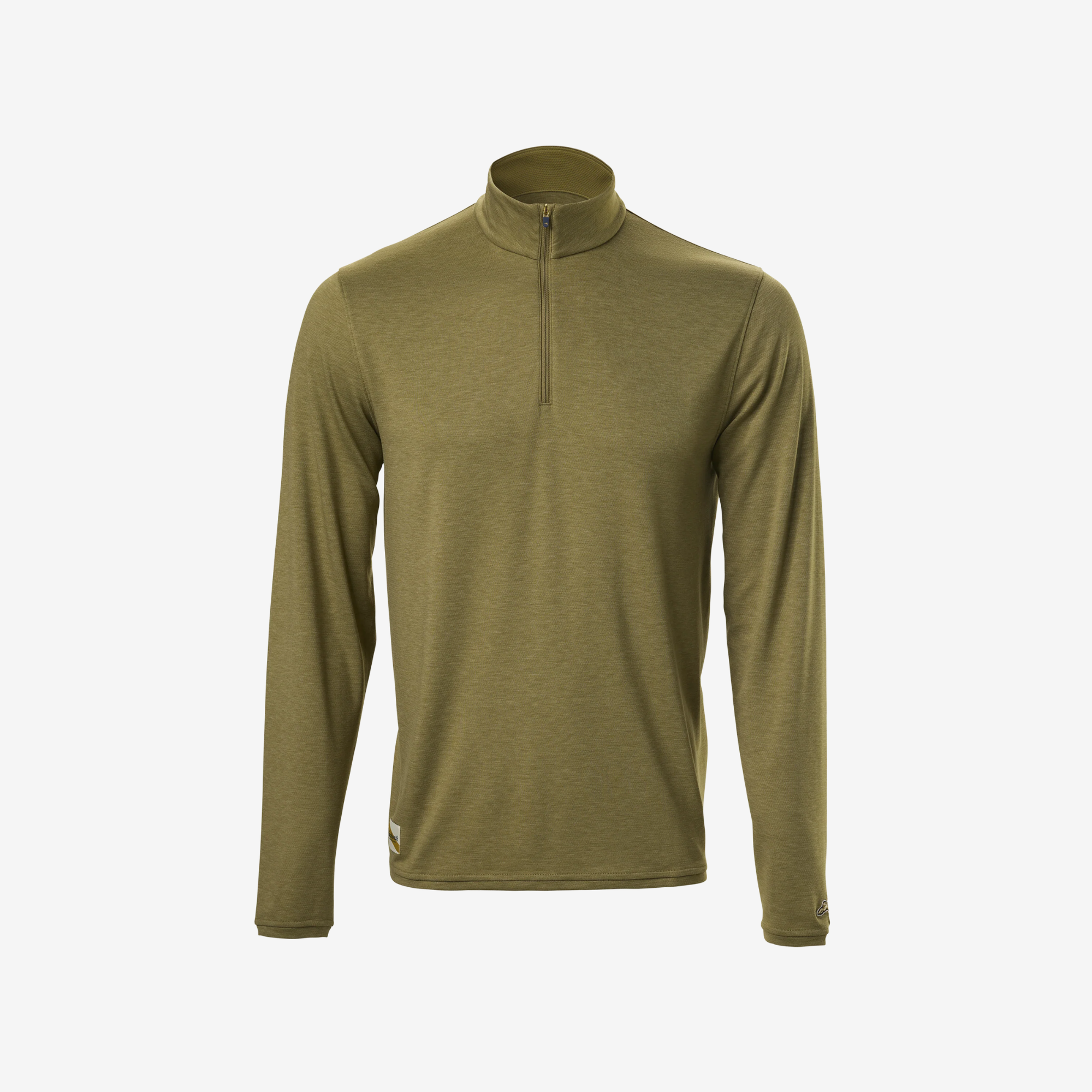 Tracksmith Session Quarter Zip Mens Aloe - Frontrunner Colombo