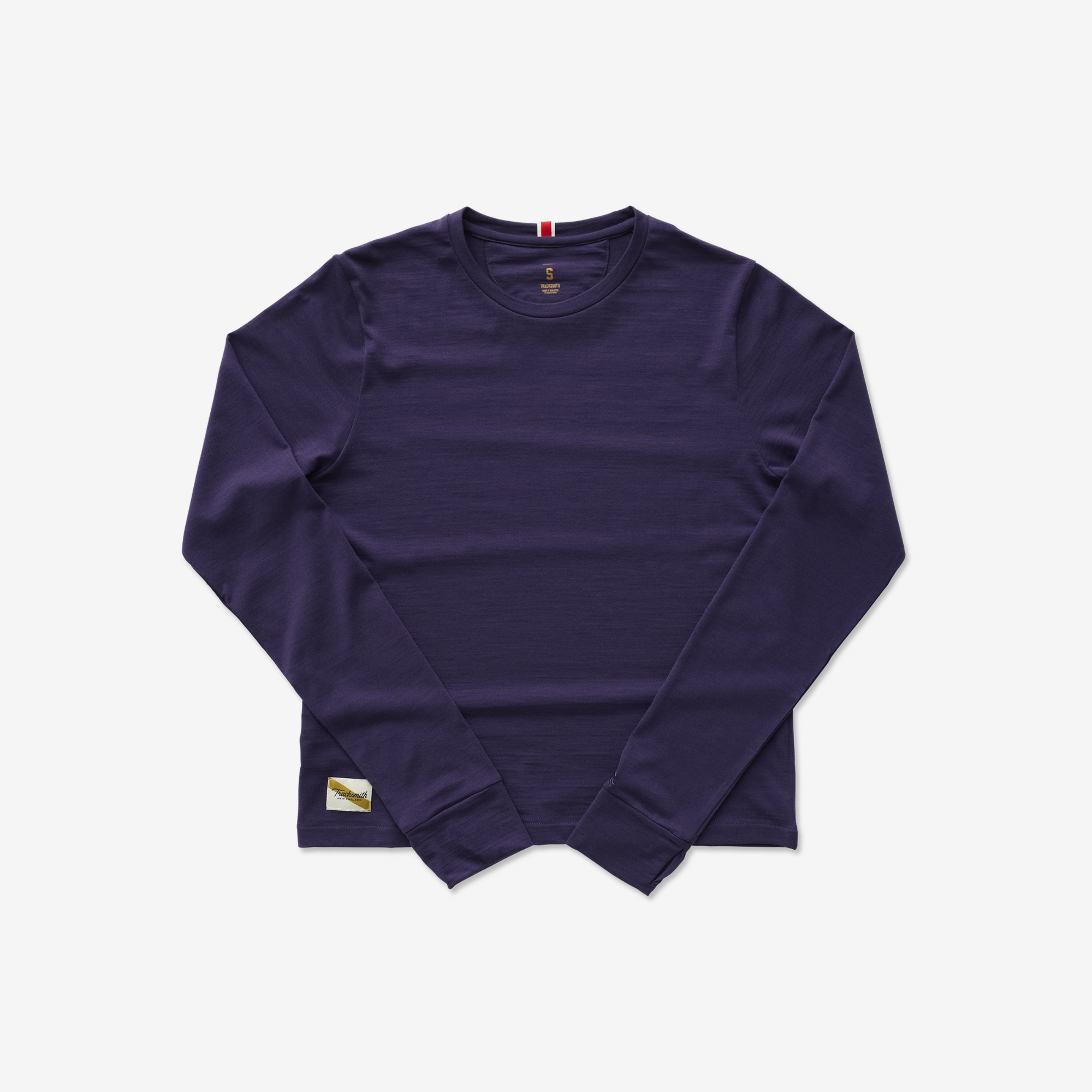 Tracksmith Harrier Long Sleeve Womens Purple Velvet - Frontrunner Colombo