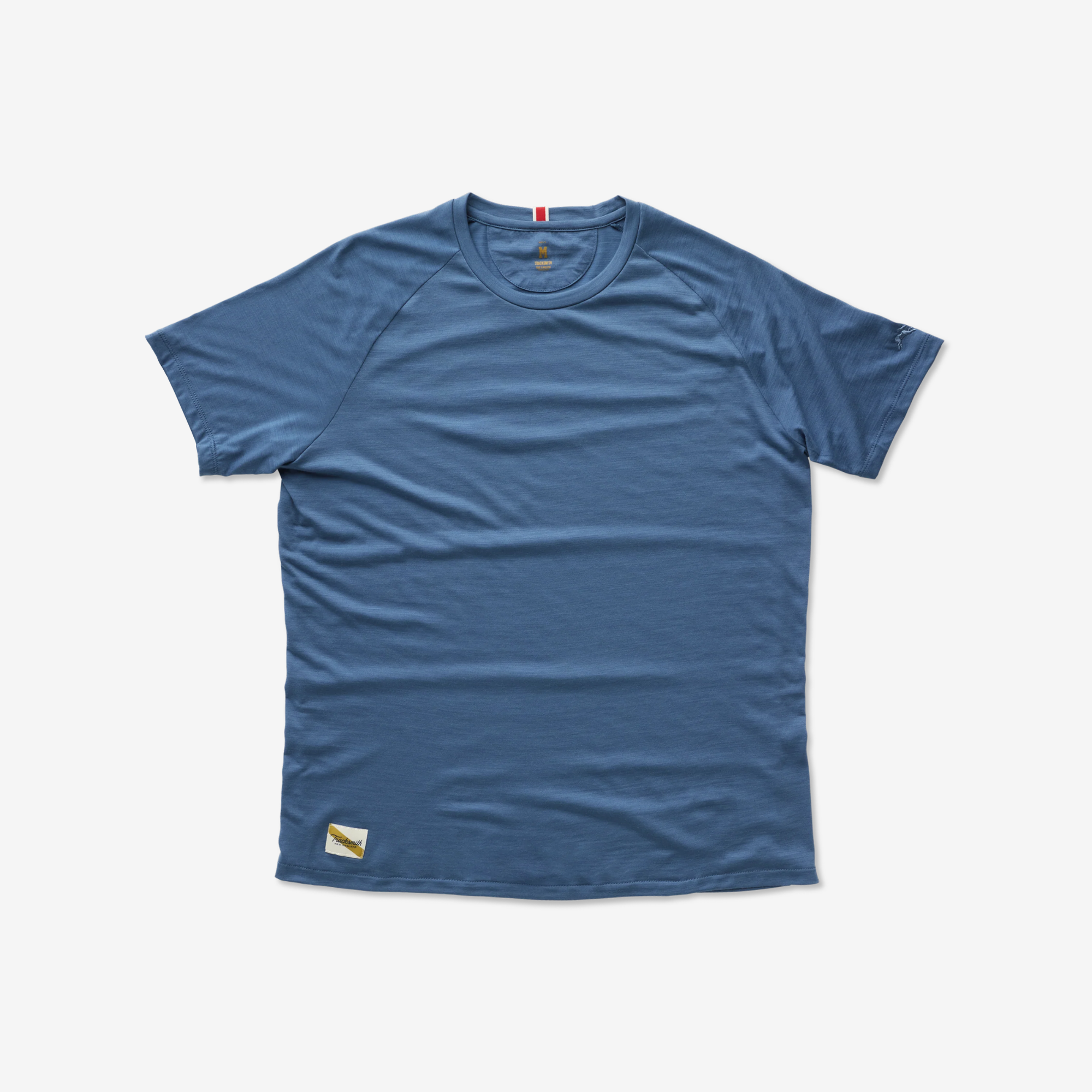 Tracksmith Harrier Tee Mens Bering Sea - Frontrunner Colombo