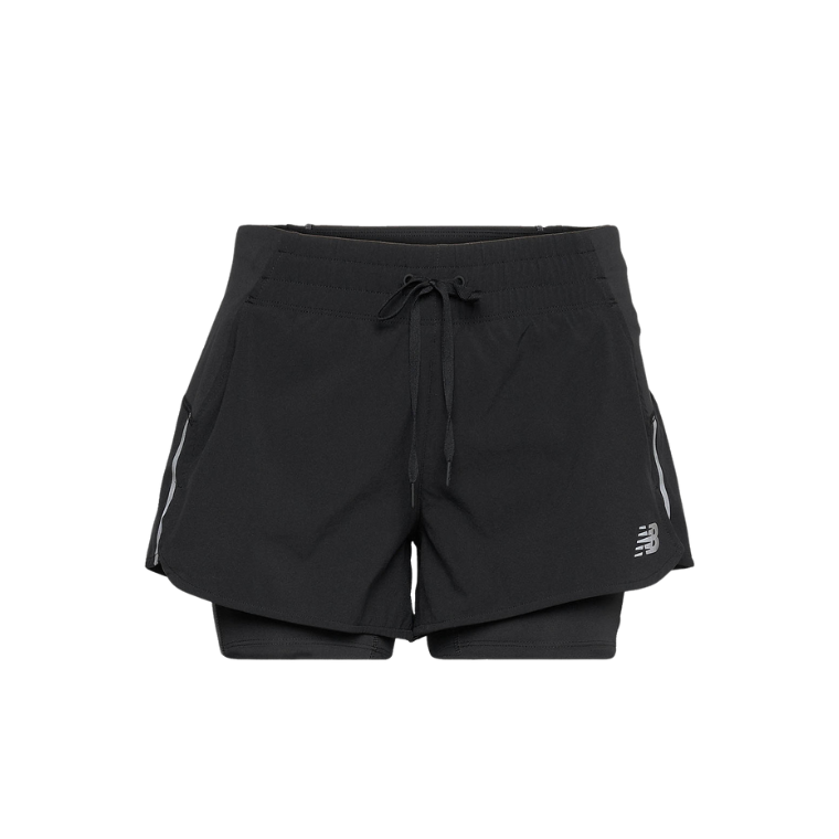 New Balance Impact Run 2 in 1 Womens Short - Frontrunner Colombo