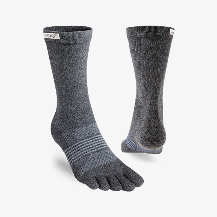 Injinji Trail Women's Specific Midweight Crew - Granite - Frontrunner Colombo