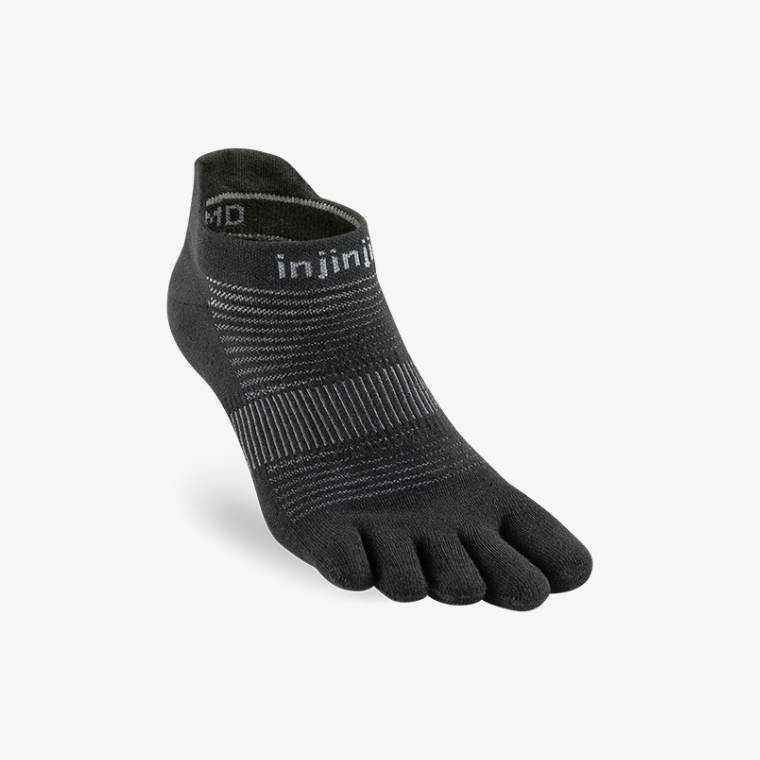 Injinji Performance Run Lightweight No-Show Black - Frontrunner Colombo