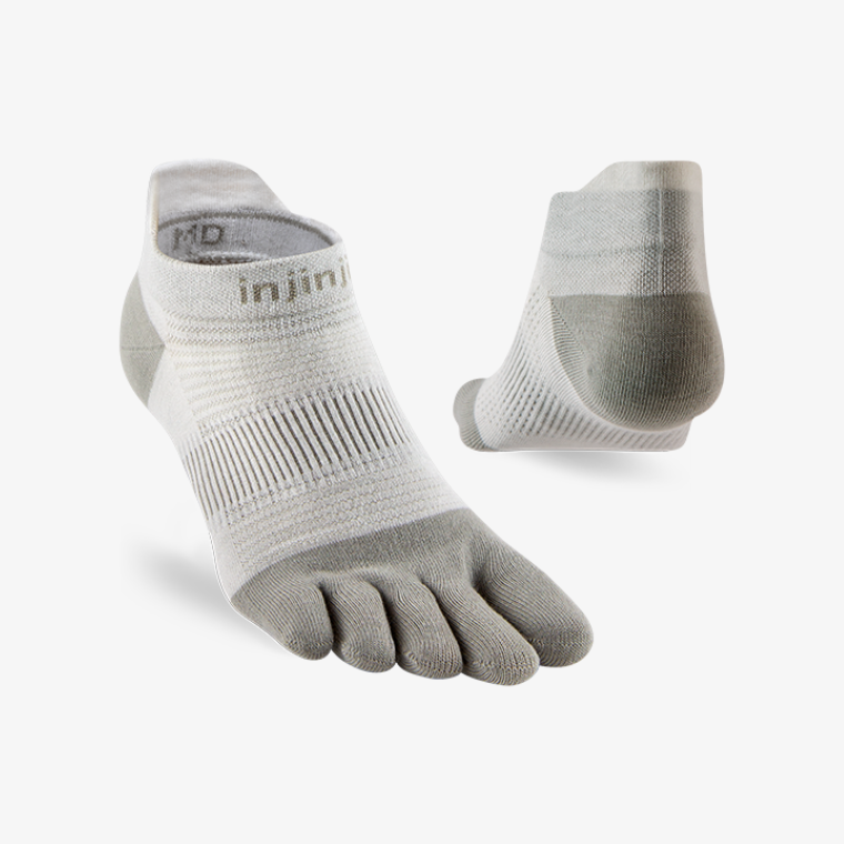 Injinji Performance Run Lightweight No-Show Sand - Frontrunner Colombo