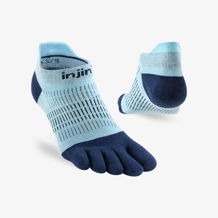 Ininiji Womens Run Lightweight No-Show Heron - Frontrunner Colombo