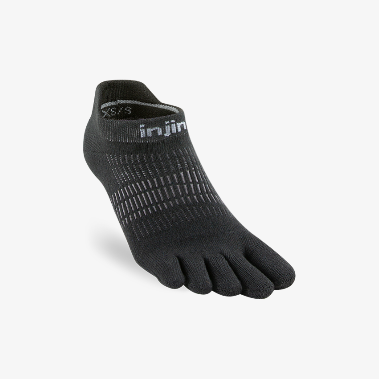 Ininji Womens Run Lightweight No-Show - Black - Frontrunner Colombo