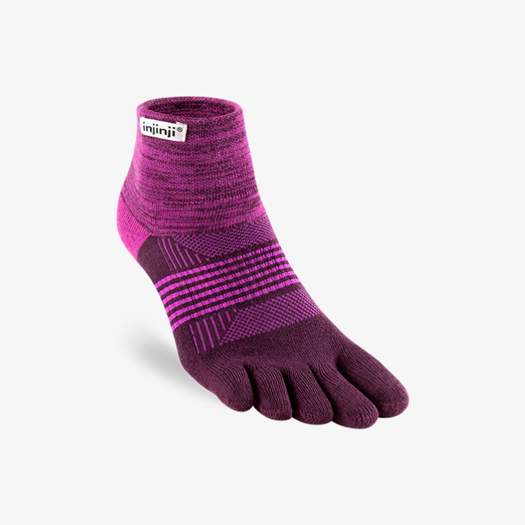 Injinji Performance Trail Womens Specific Midweight Mini-Crew - Frontrunner Colombo